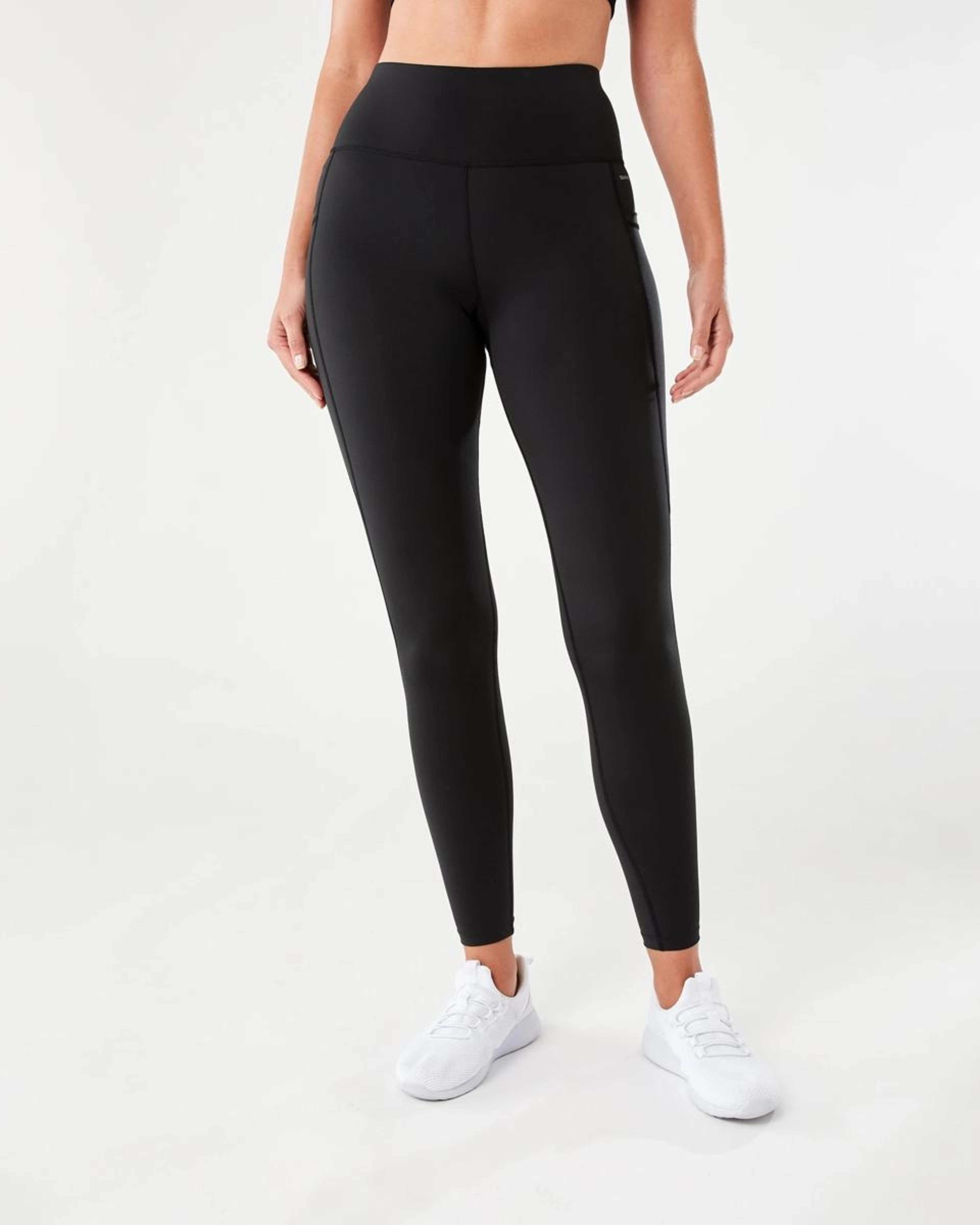 1 Active Womens Full Length Training Leggings BLACK, 1 of 6