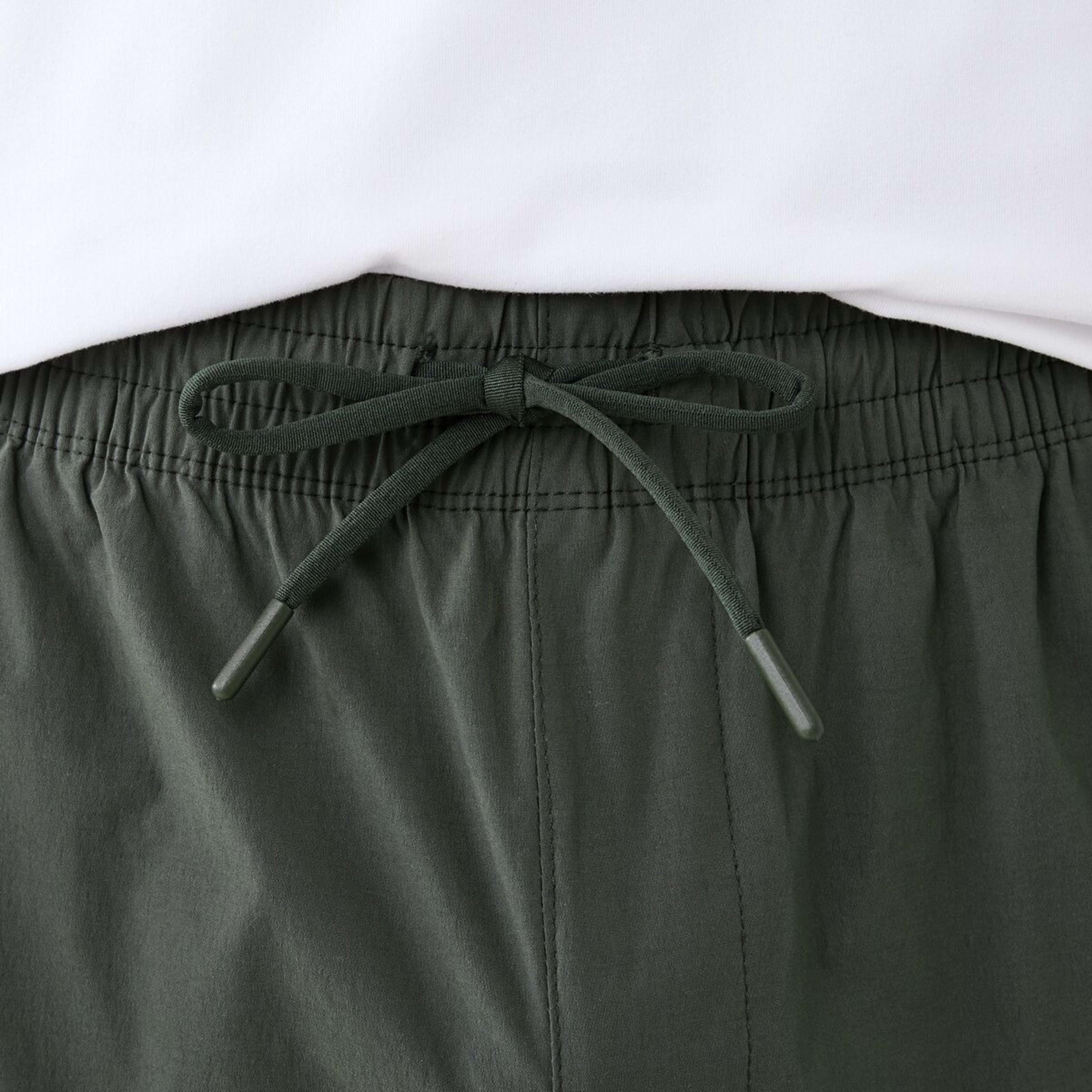 4 Active Mens Woven Cargo Pants Deepest Green, 4 of 6