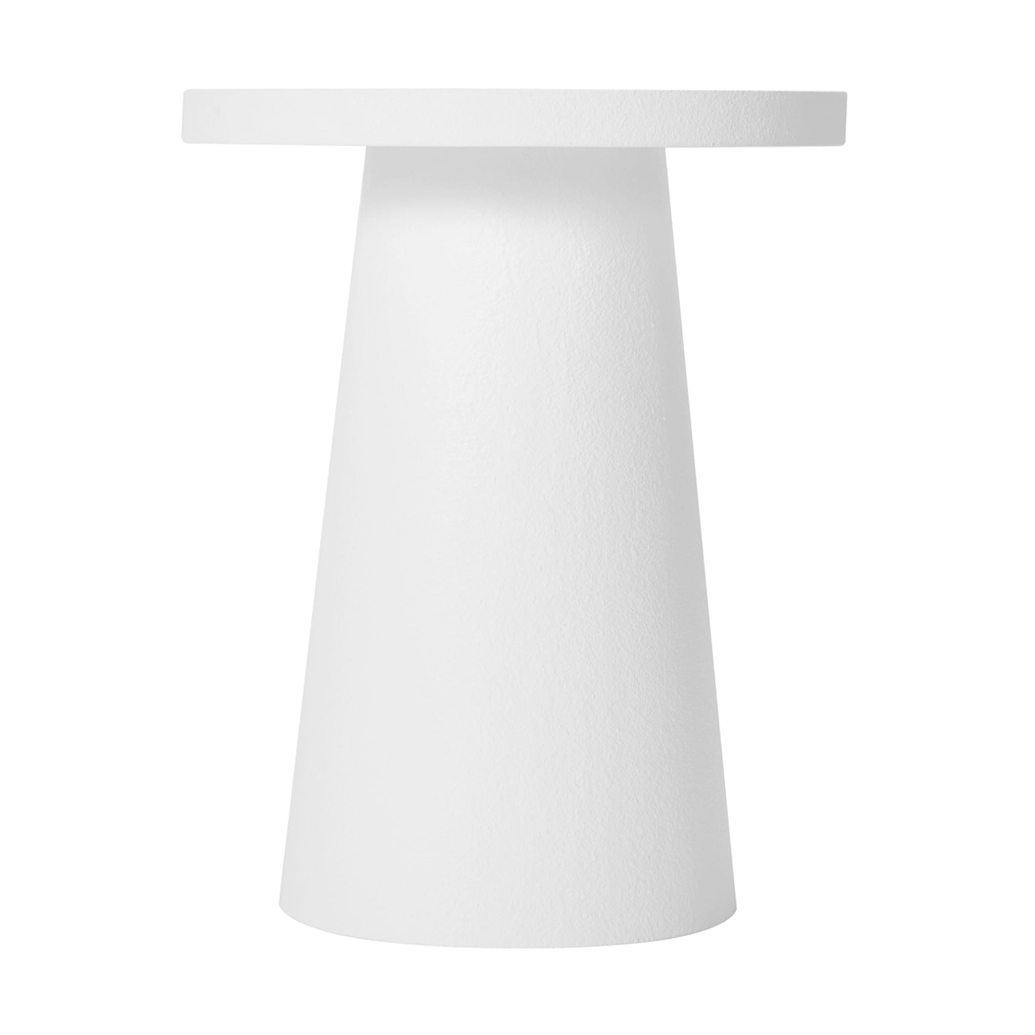 White Textured Side Table - Kmart