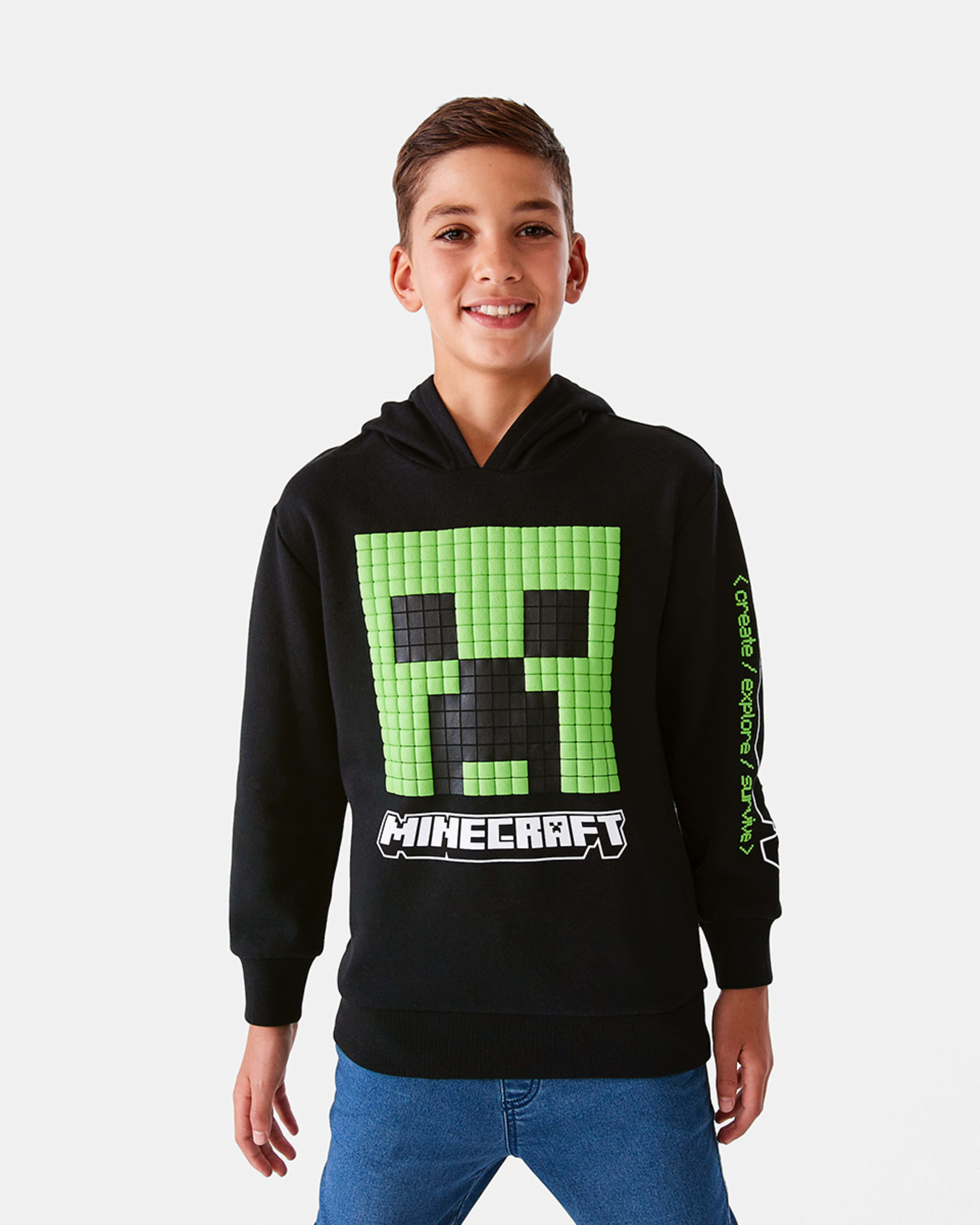 Minecraft License Hoodie - Kmart