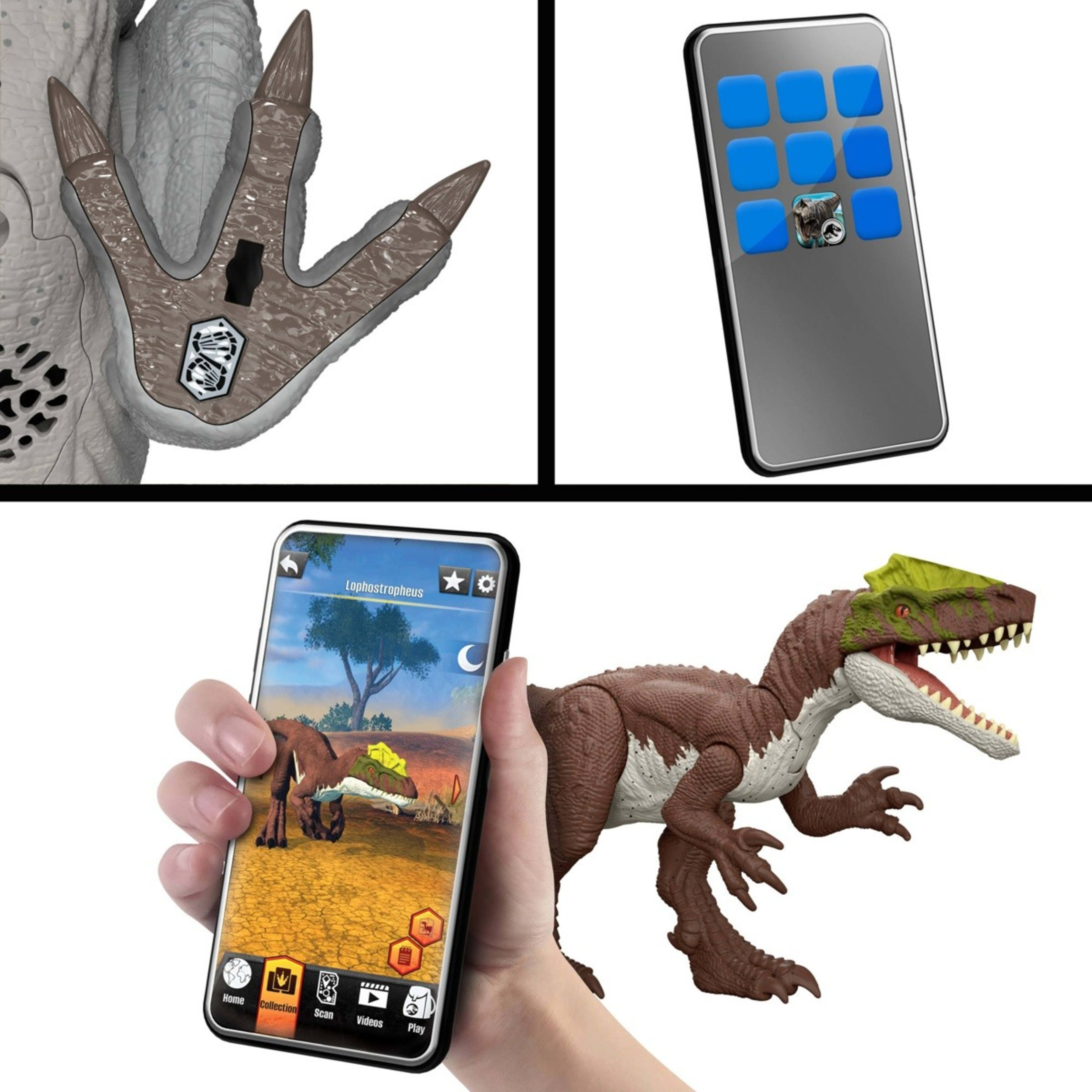 5 Jurassic World Rebirth: Rumble 'N Rampage Distortus Rex Figure, 5 of 6