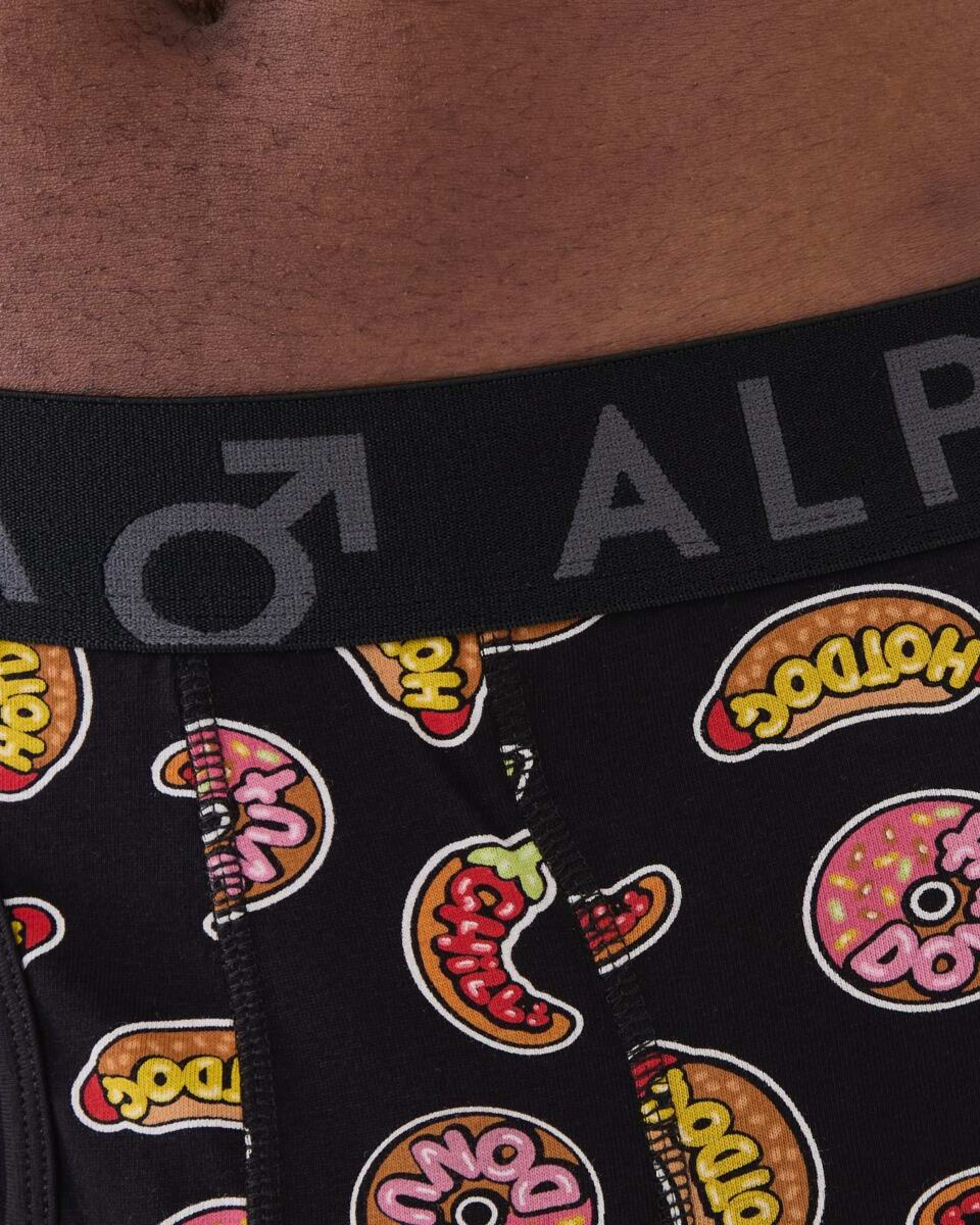 7 3 Pack Fly Front Print Trunks Wordy Food, 7 of 8