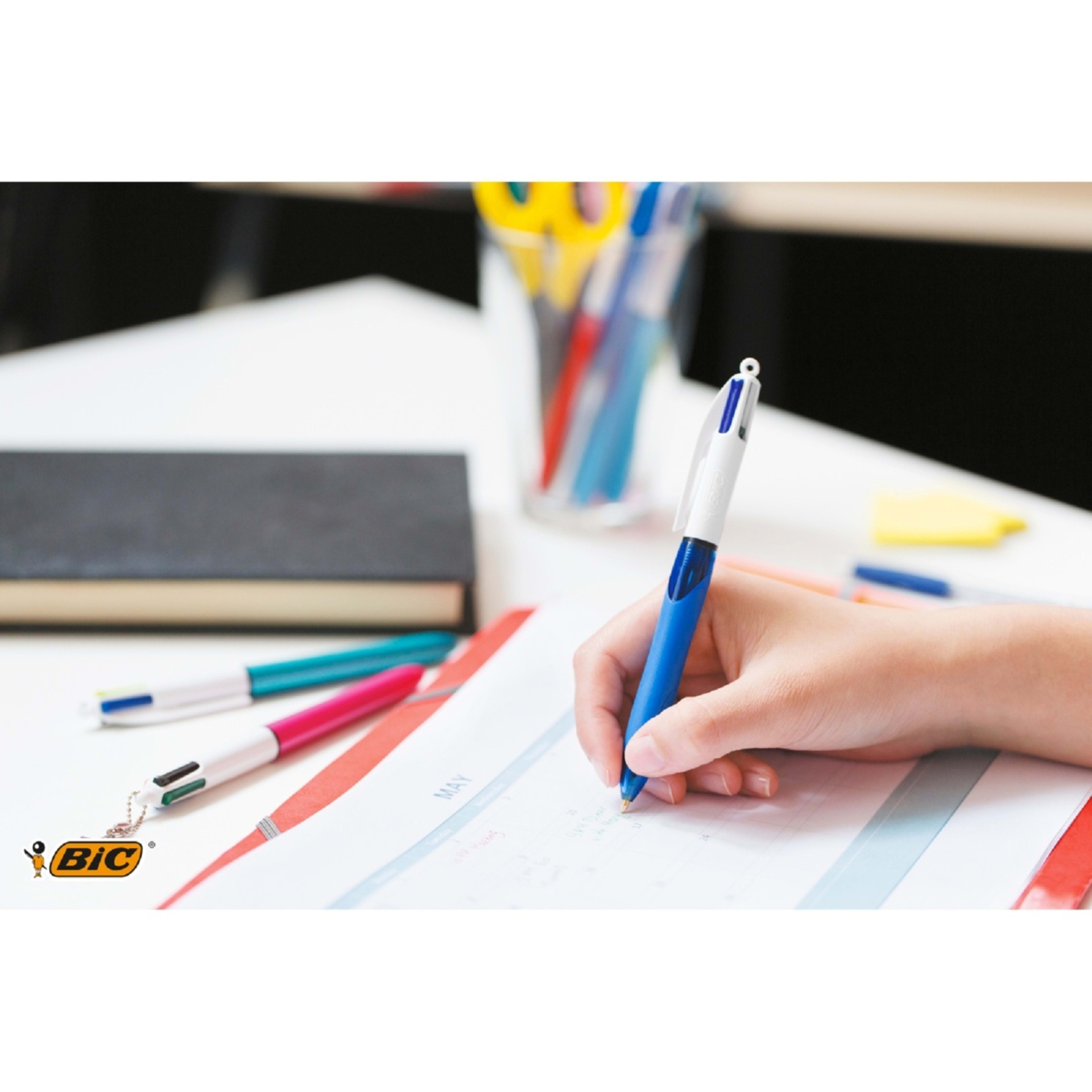 5 BIC 4 Colours Grip Ball Pen, 5 of 5