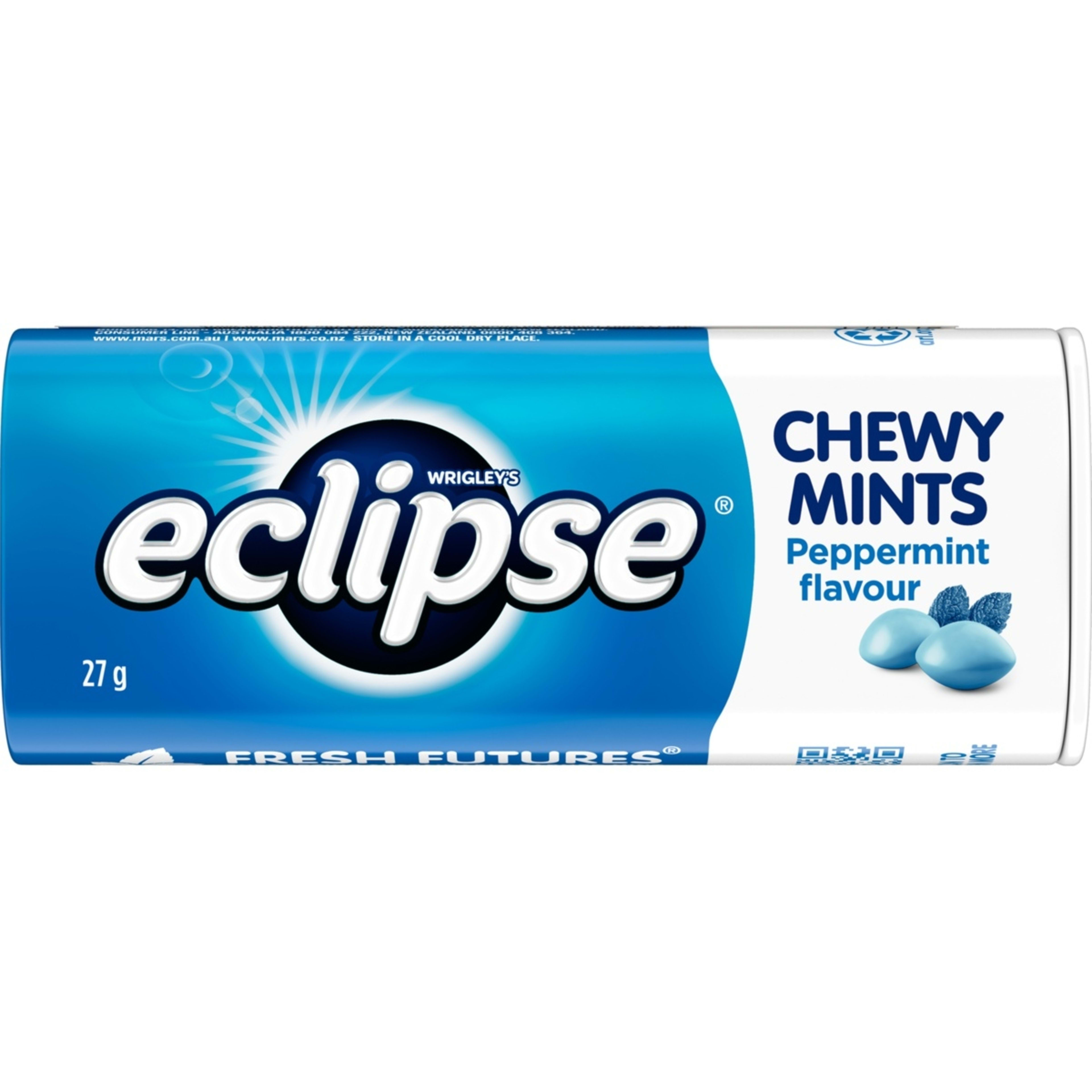 Wrigley's Eclipse Chewy Peppermint Mints 27g Kmart NZ