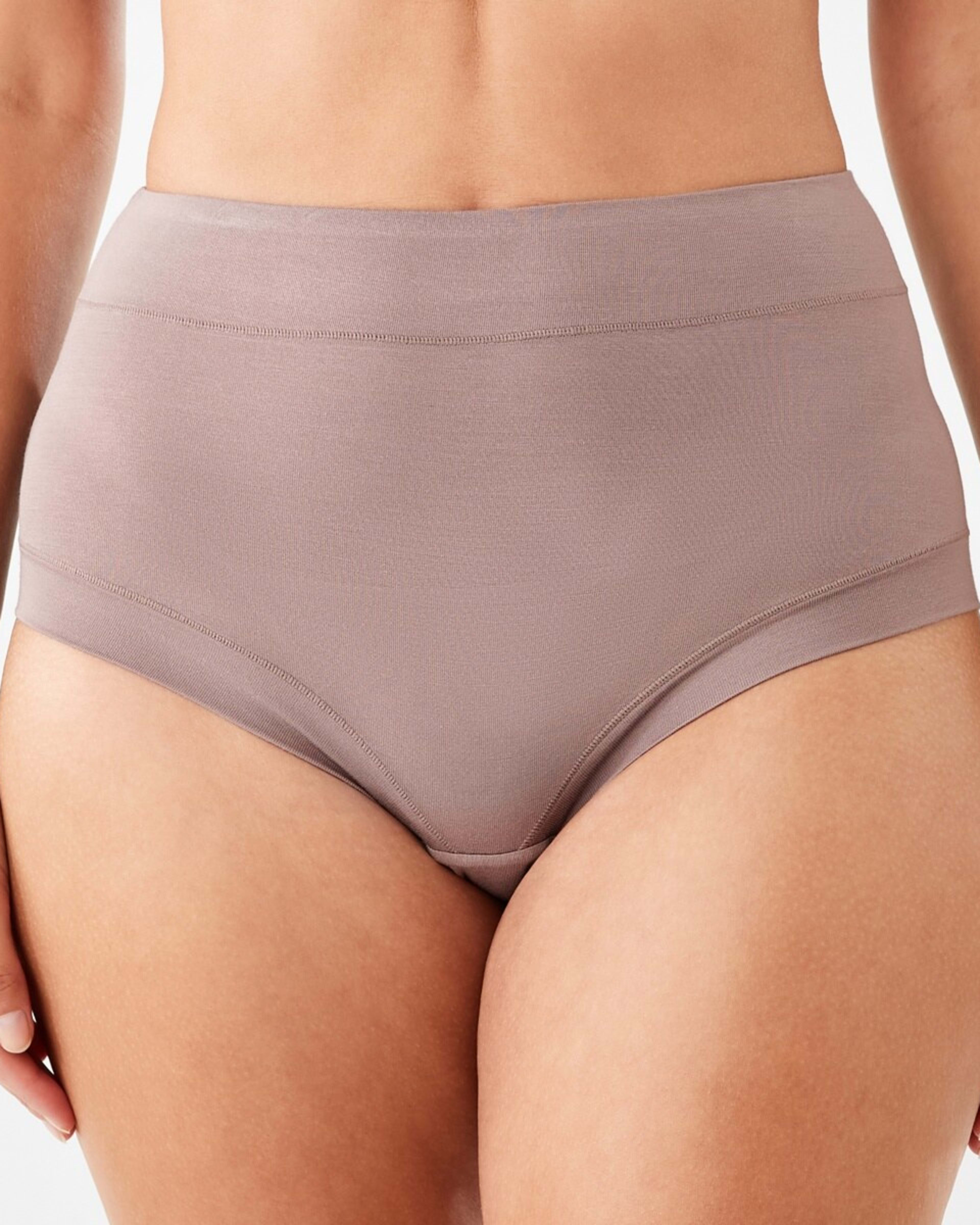 5 3 Pack Bamboo Full Briefs PINK CHALK, MISTY MAUVE, SOFT TAUPE, 5 of 8