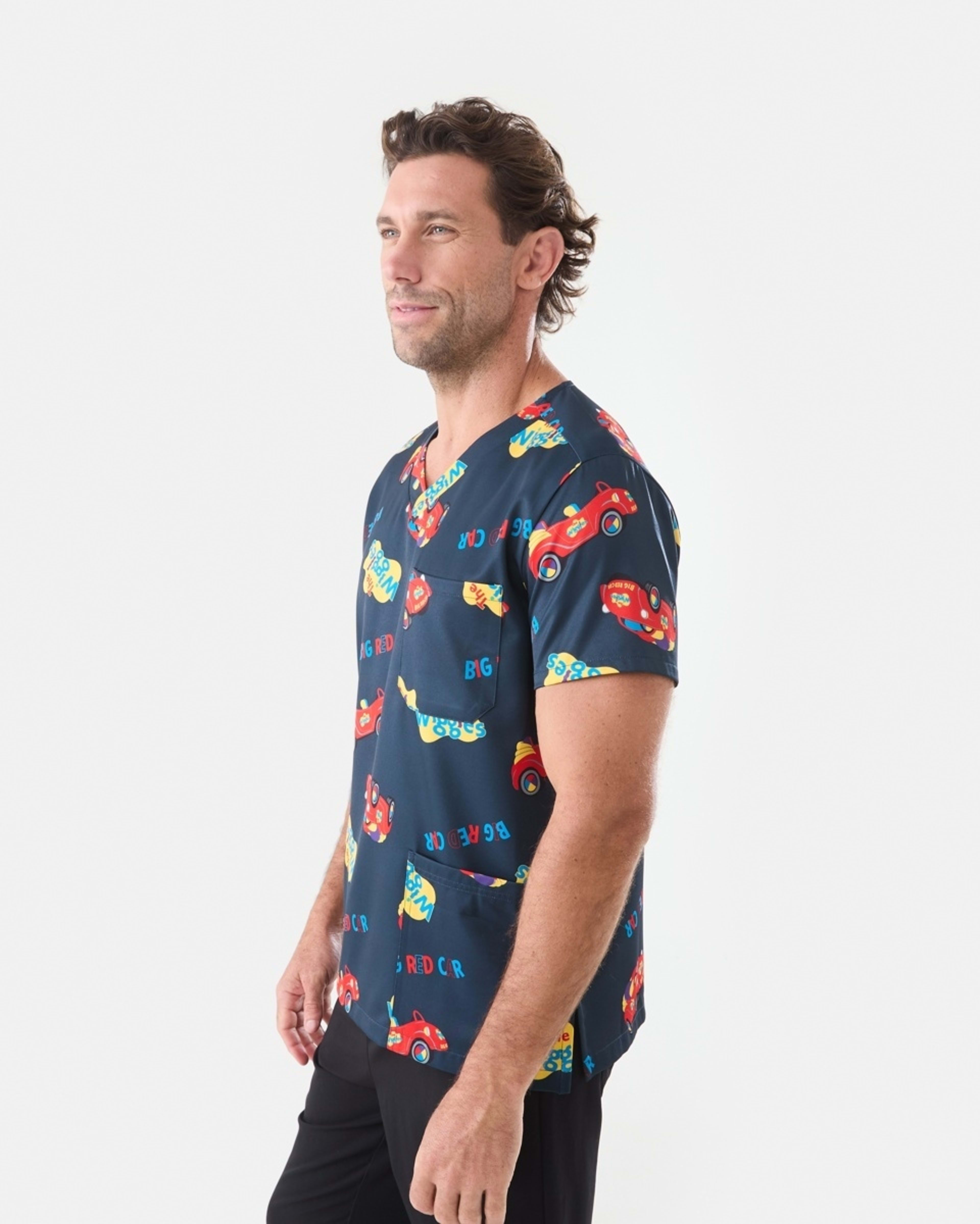 2 Work Short Sleeve Wiggles License Scrub Top Wiggles, 2 of 6