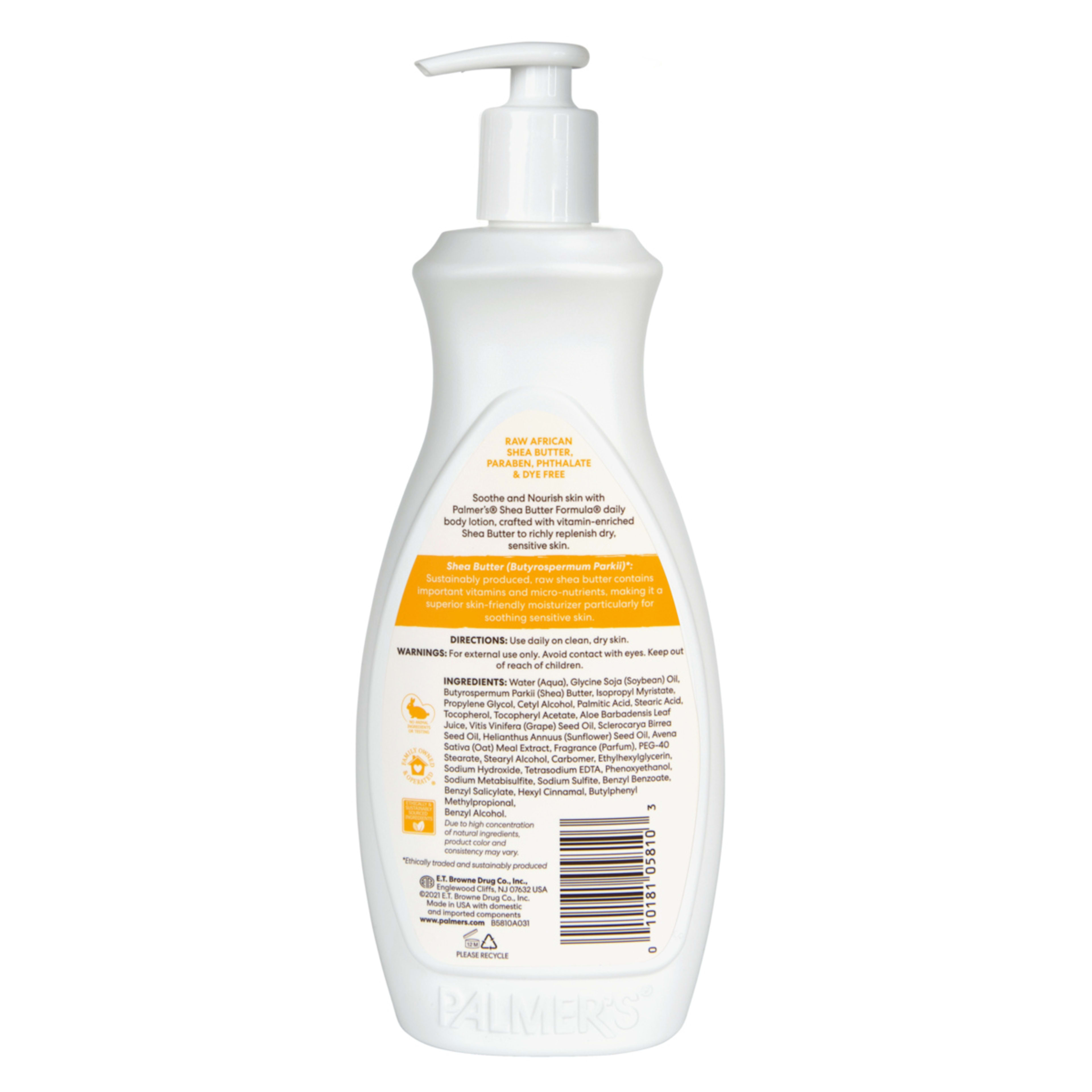 Palmer's Shea Butter Formula Daily Body Lotion 591ml Raw African Shea