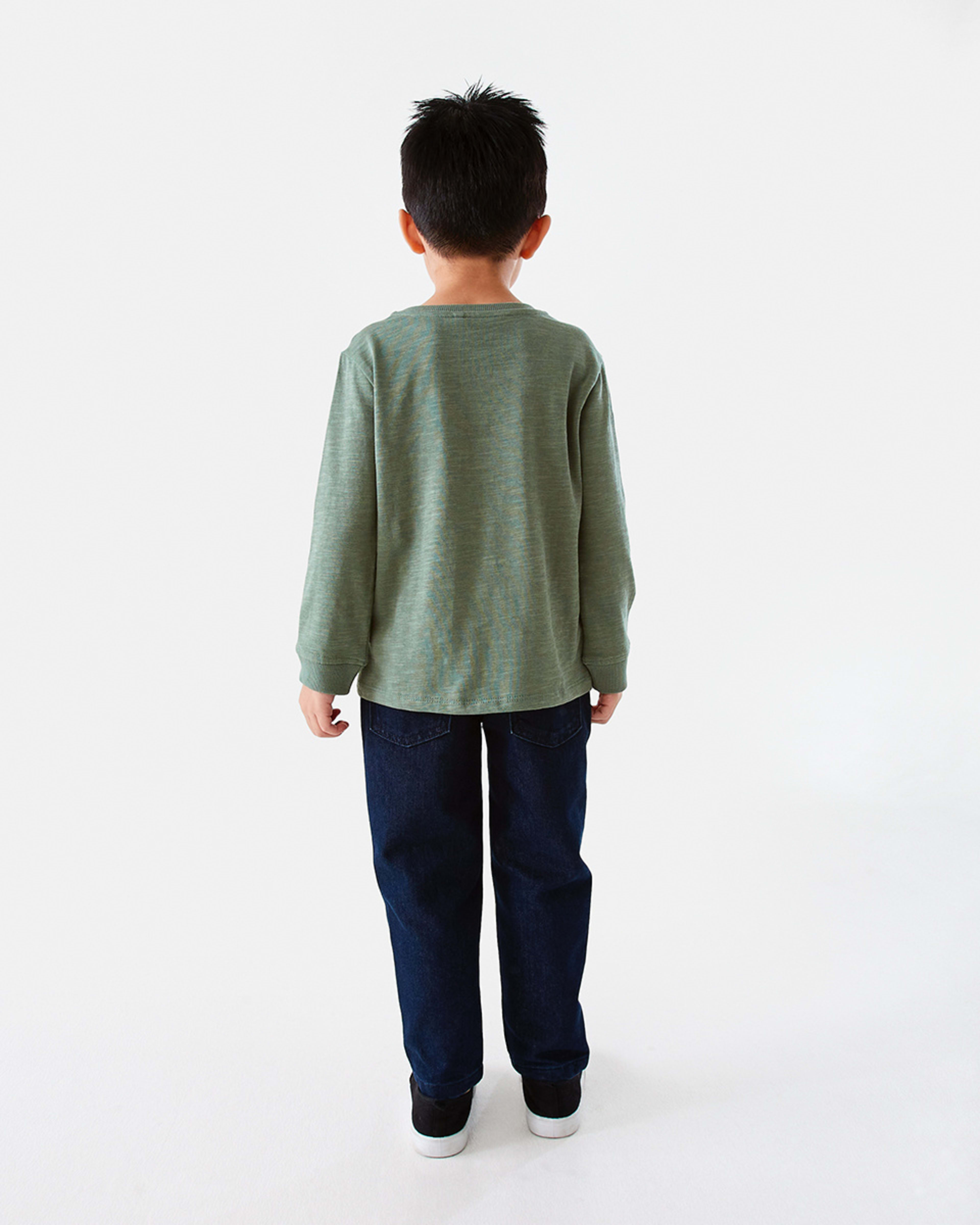 7 Long Sleeve Textured T-shirt Bamboo, 7 of 9