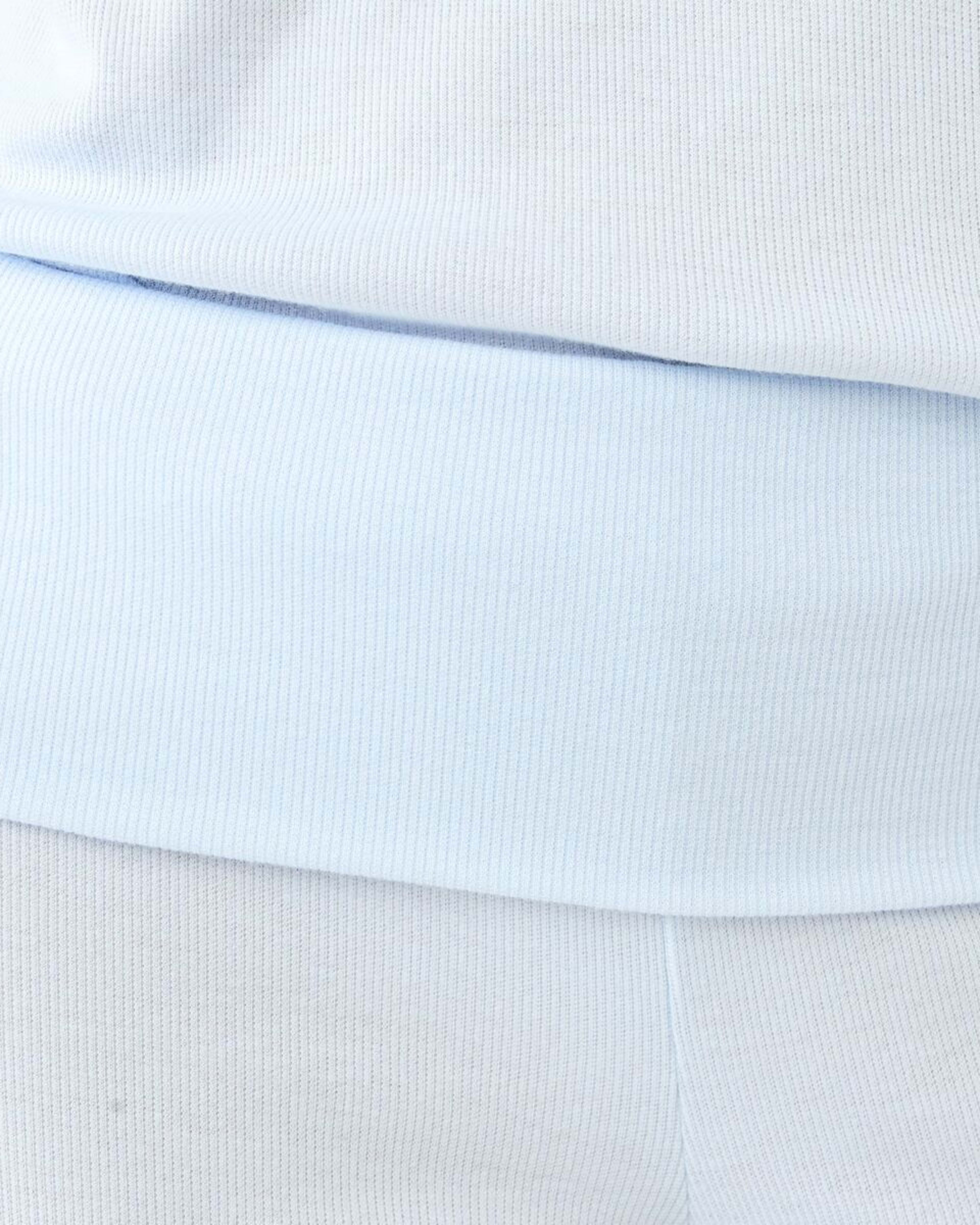 6 Folded Waist Comfort Rib Pants Halo Blue, 6 of 6