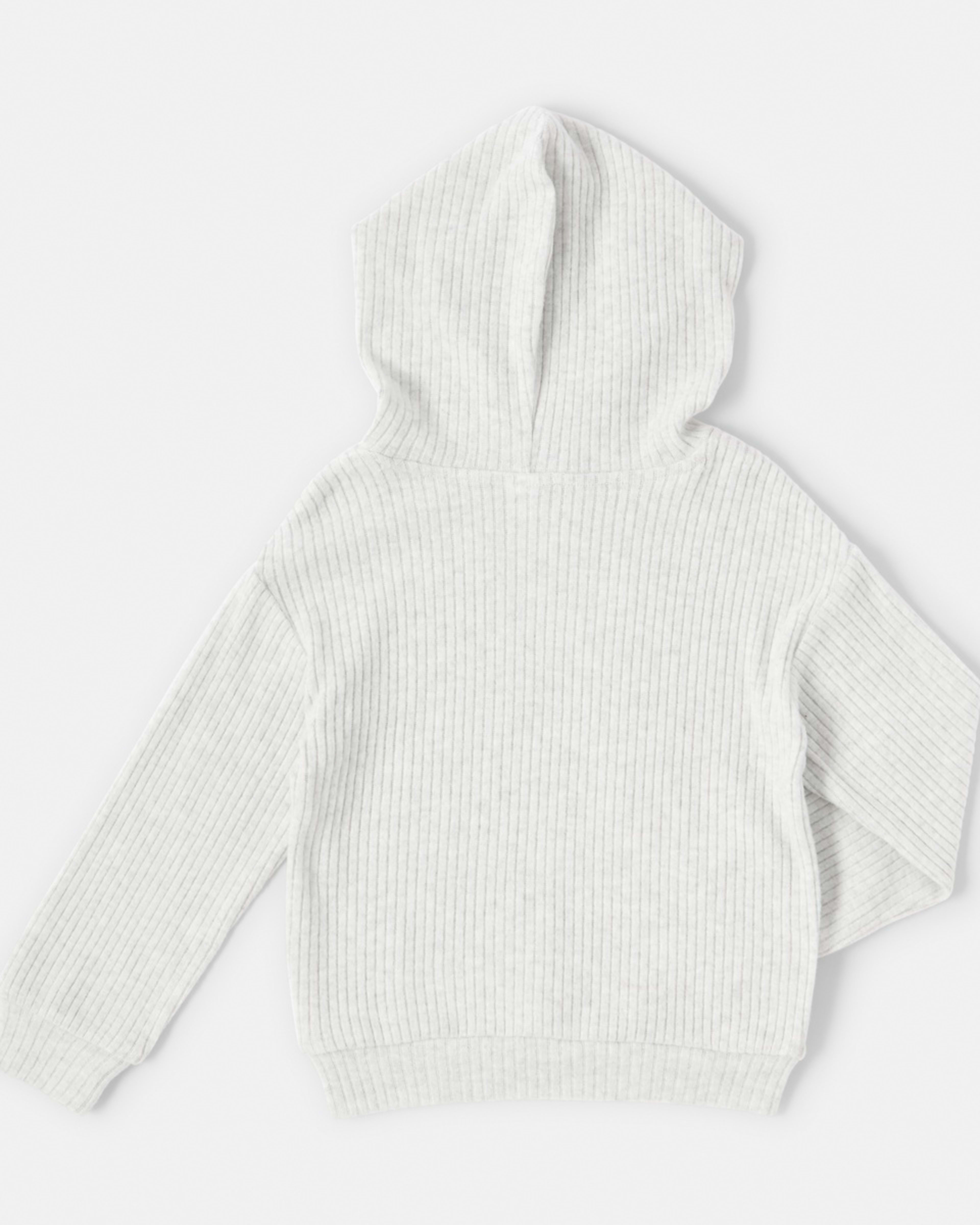 8 Brushed Hooded T-shirt Wht Marle, 8 of 8