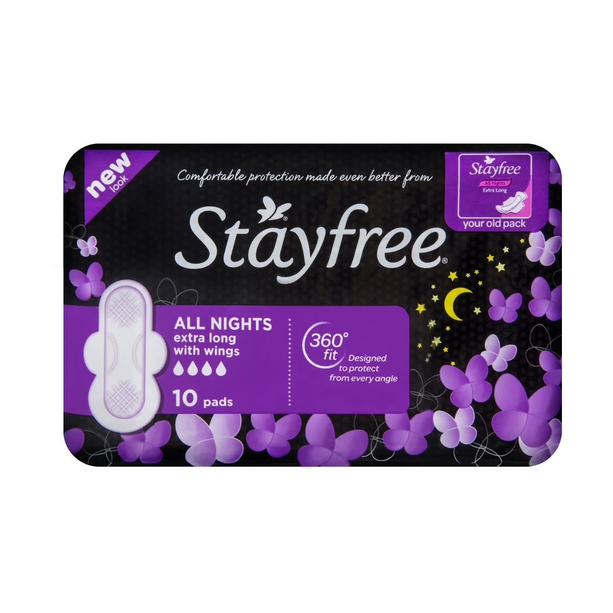 Stayfree 10 Pack All Nights Sanitary Pads Kmart NZ