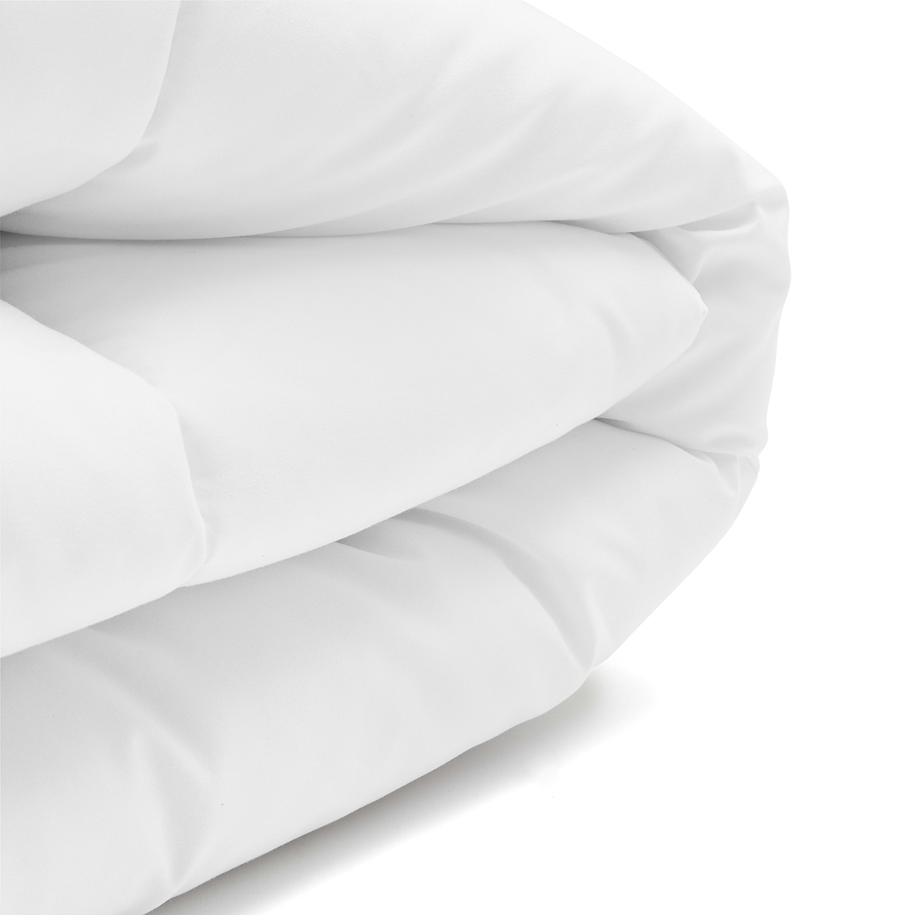 4 High Warmth Soft Comfort Quilt - King Bed, White, 4 of 6