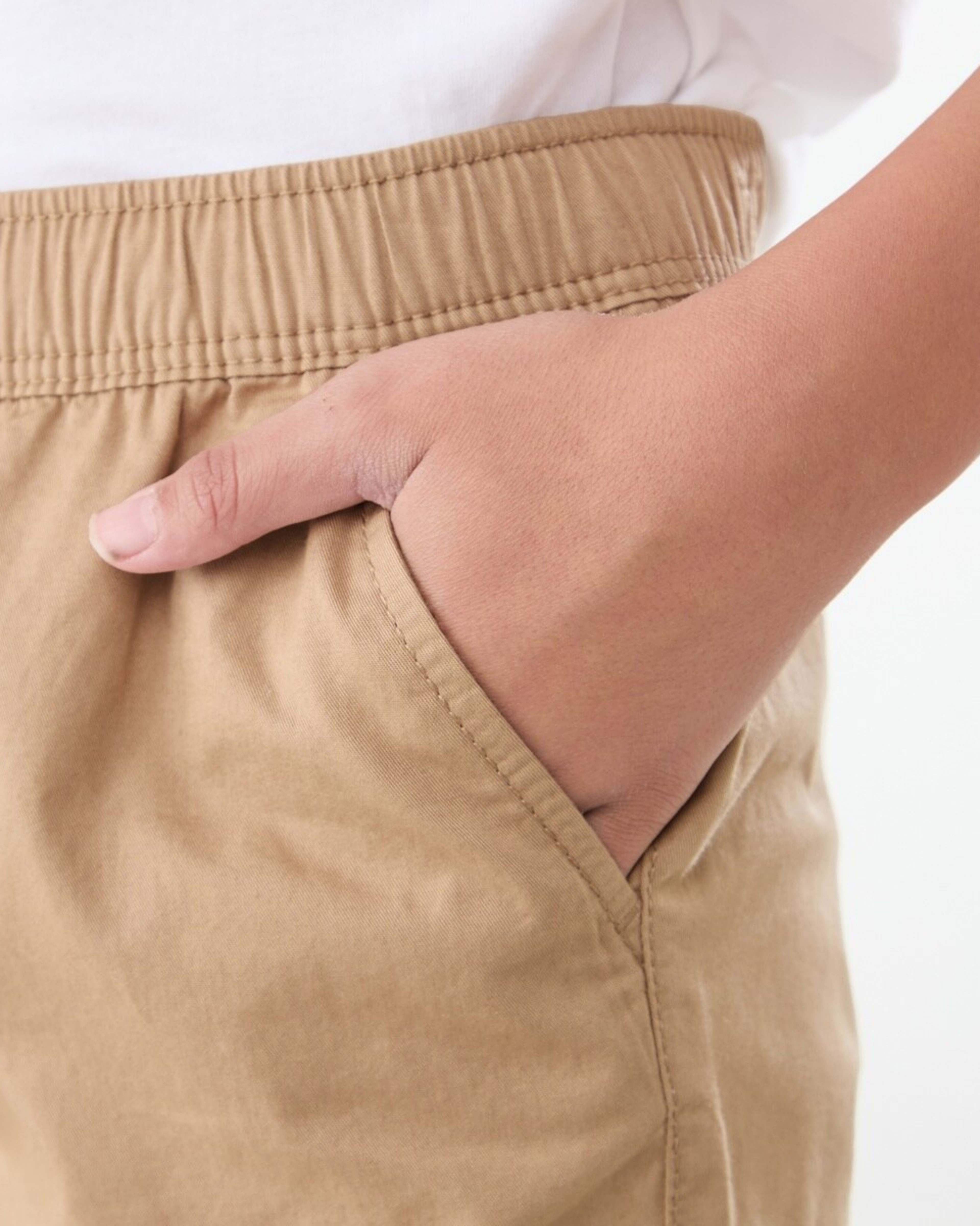 3 Pull On Twill Shorts CORNSTALK, 3 of 6