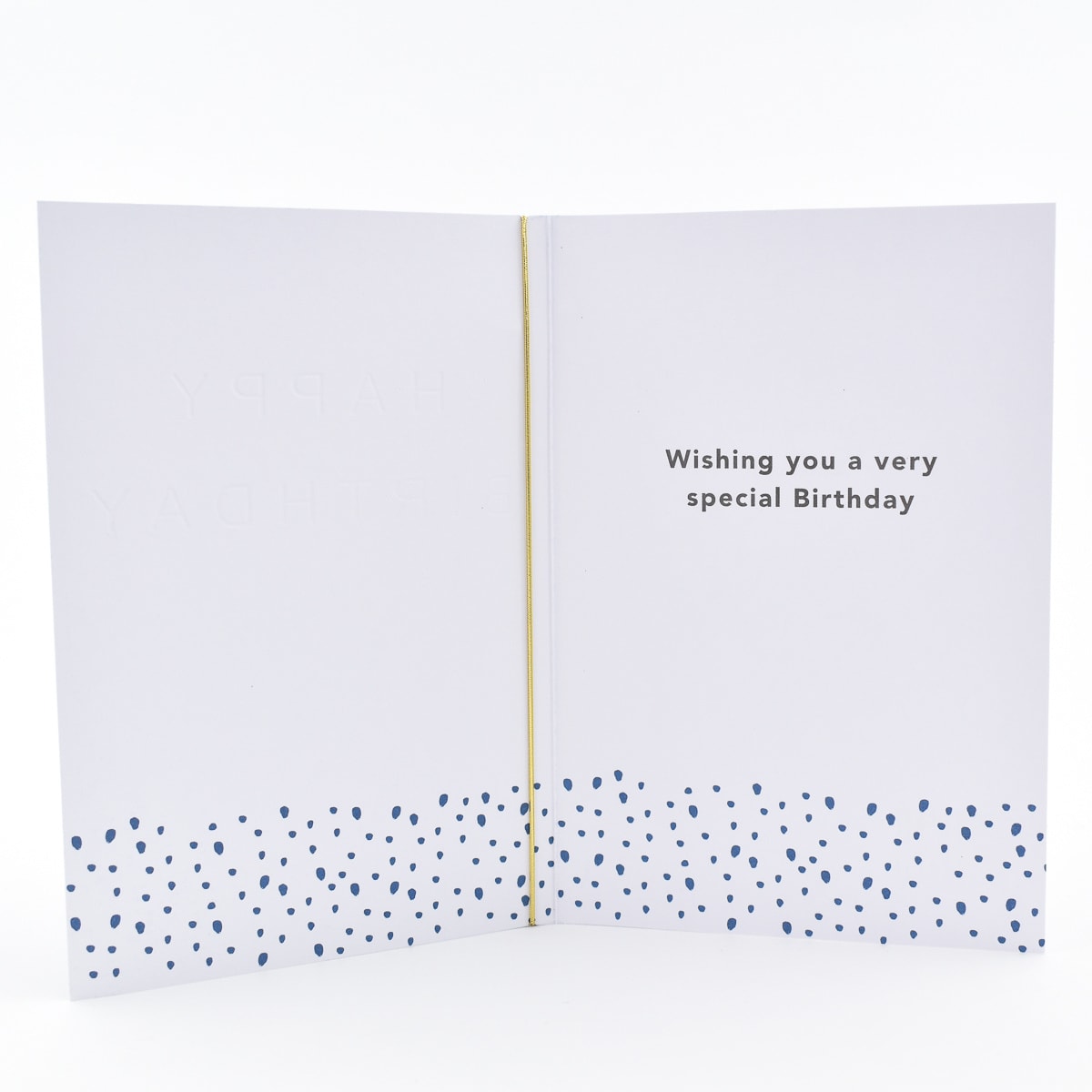 Hallmark Birthday Card Blue Stripes Kmart