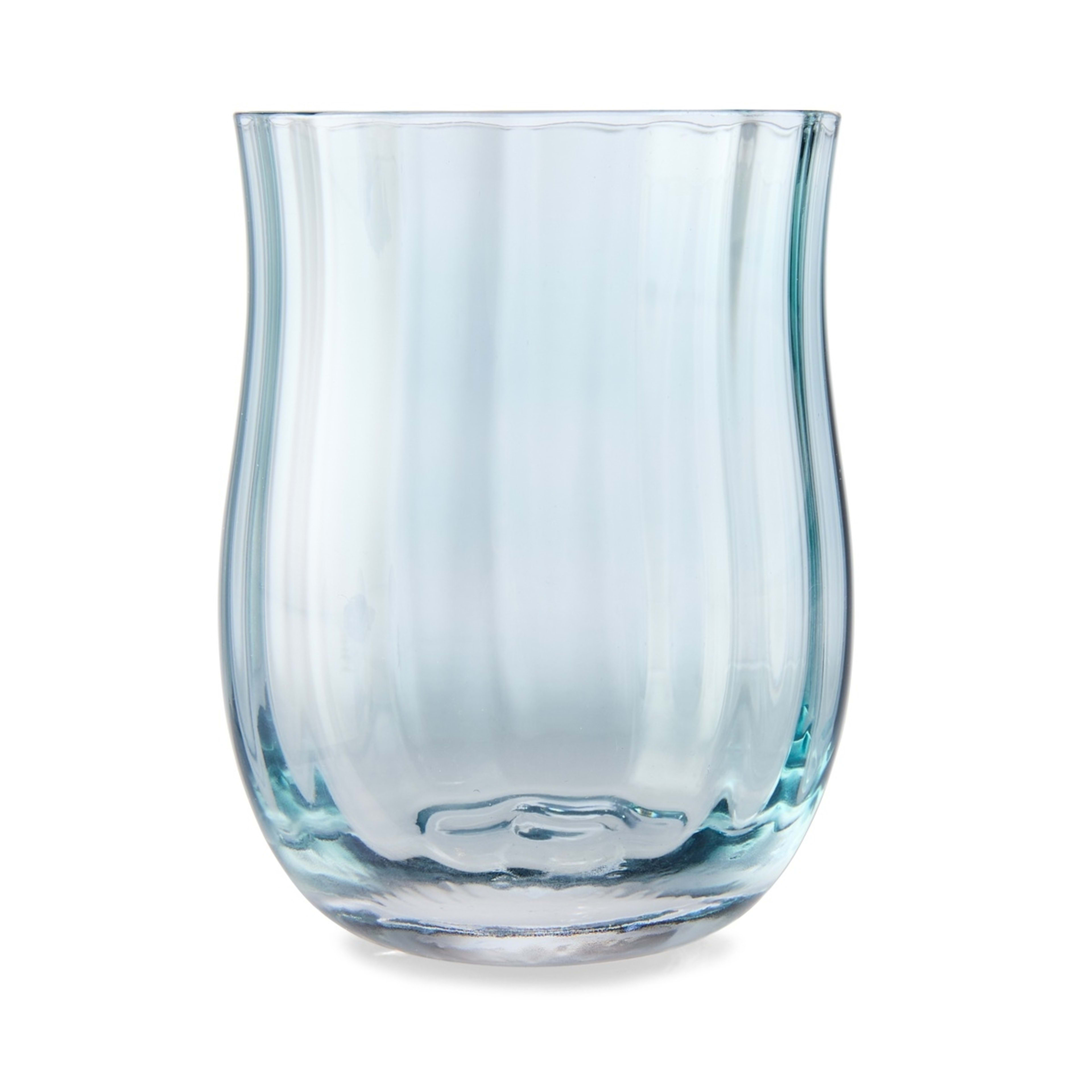 2 6 Green Tulip Stemless Glasses, 2 of 7