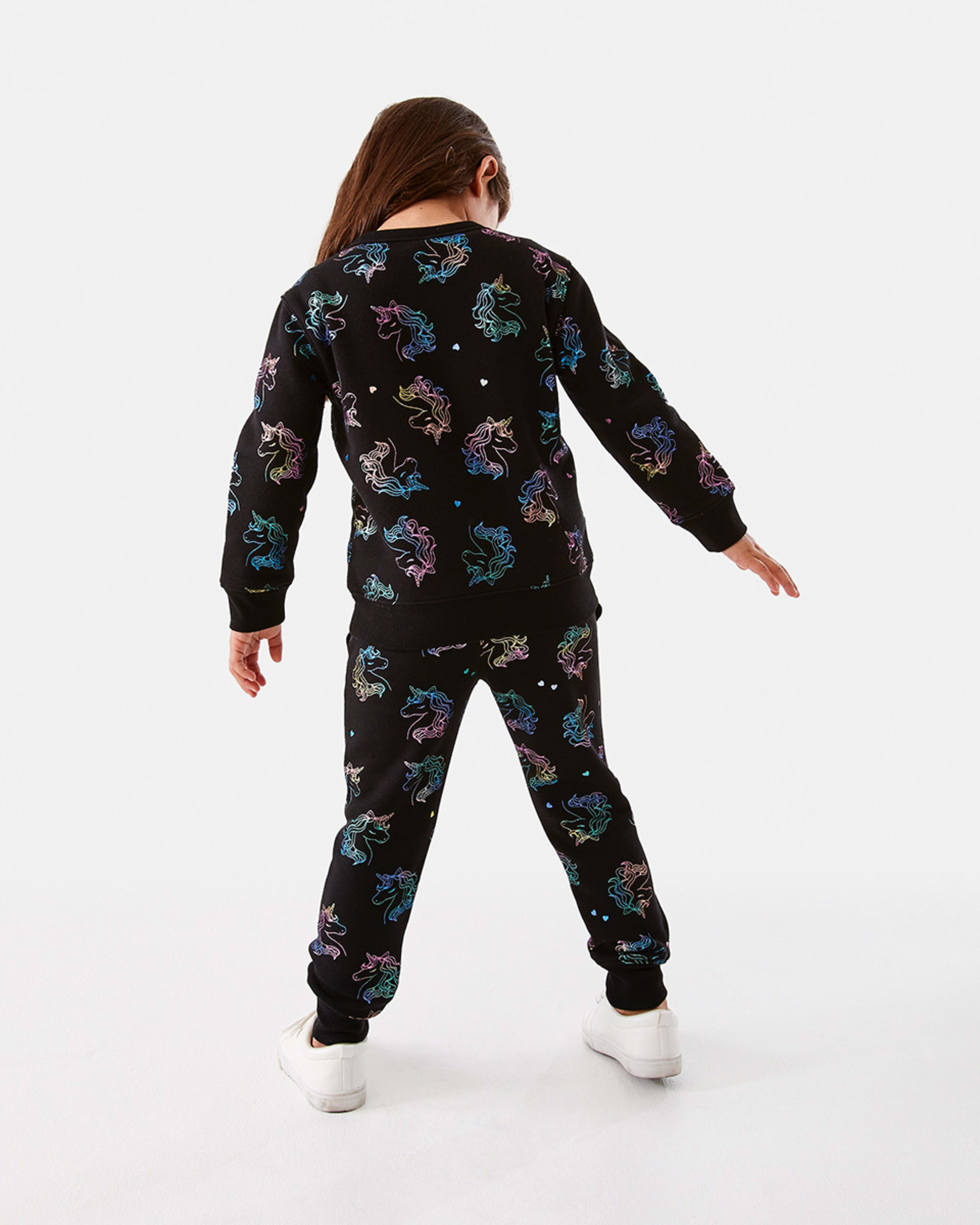 7 All Over Print Crew Neck Sweatshirt Unicorn, 7 of 9