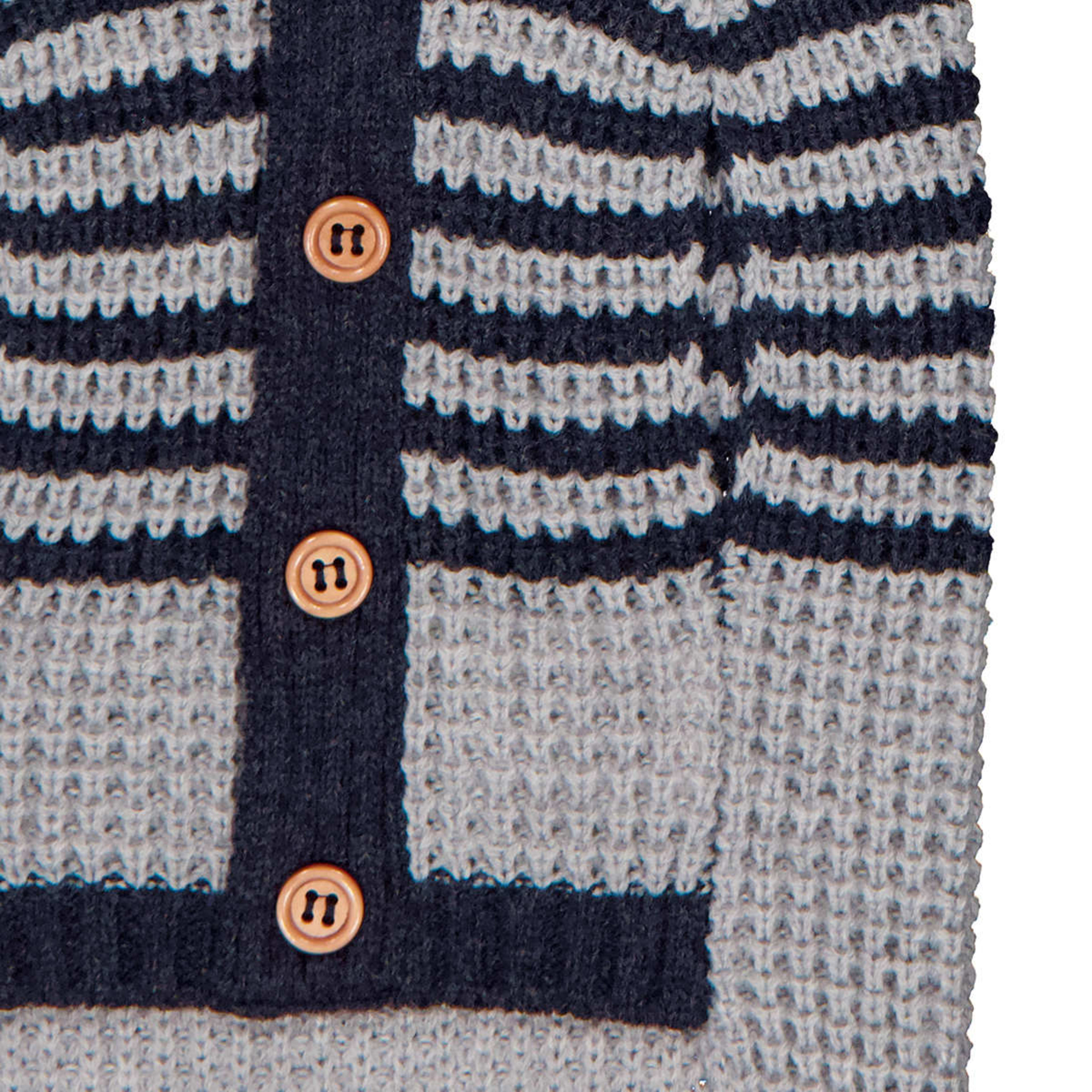 7 Pet Navy Stripe Cardigan - Medium, 7 of 10