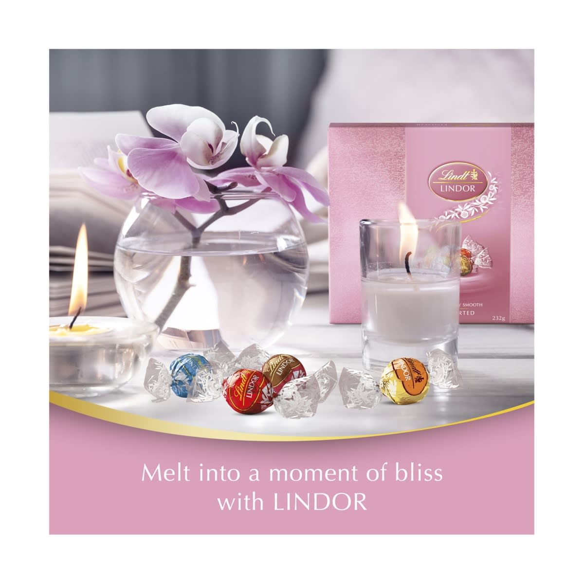 Lindt Lindor Irresistibly Smooth Chocolate T Box 232g Kmart 9579