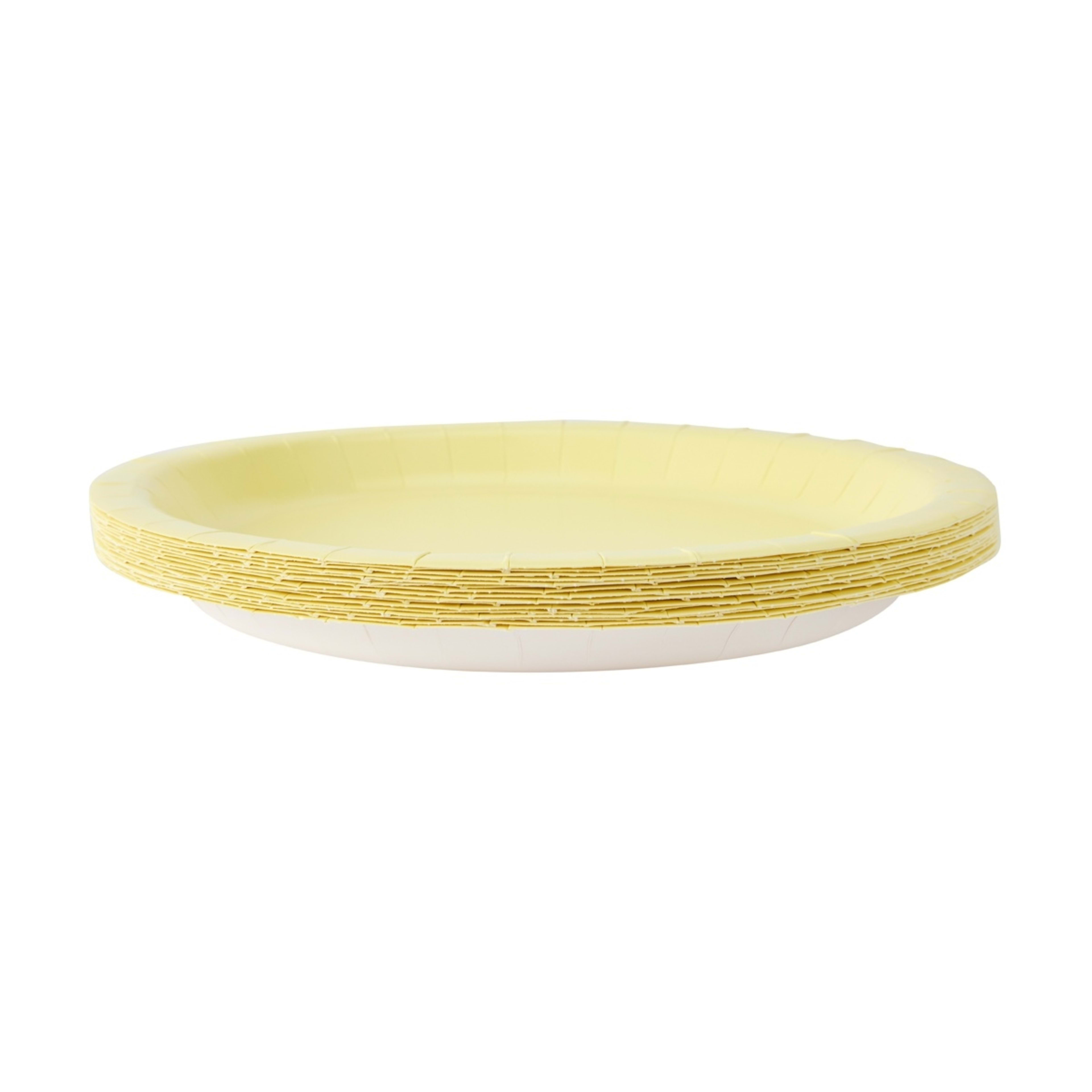 2 16 Piece Pastel Yellow Paper Plates, 2 of 4