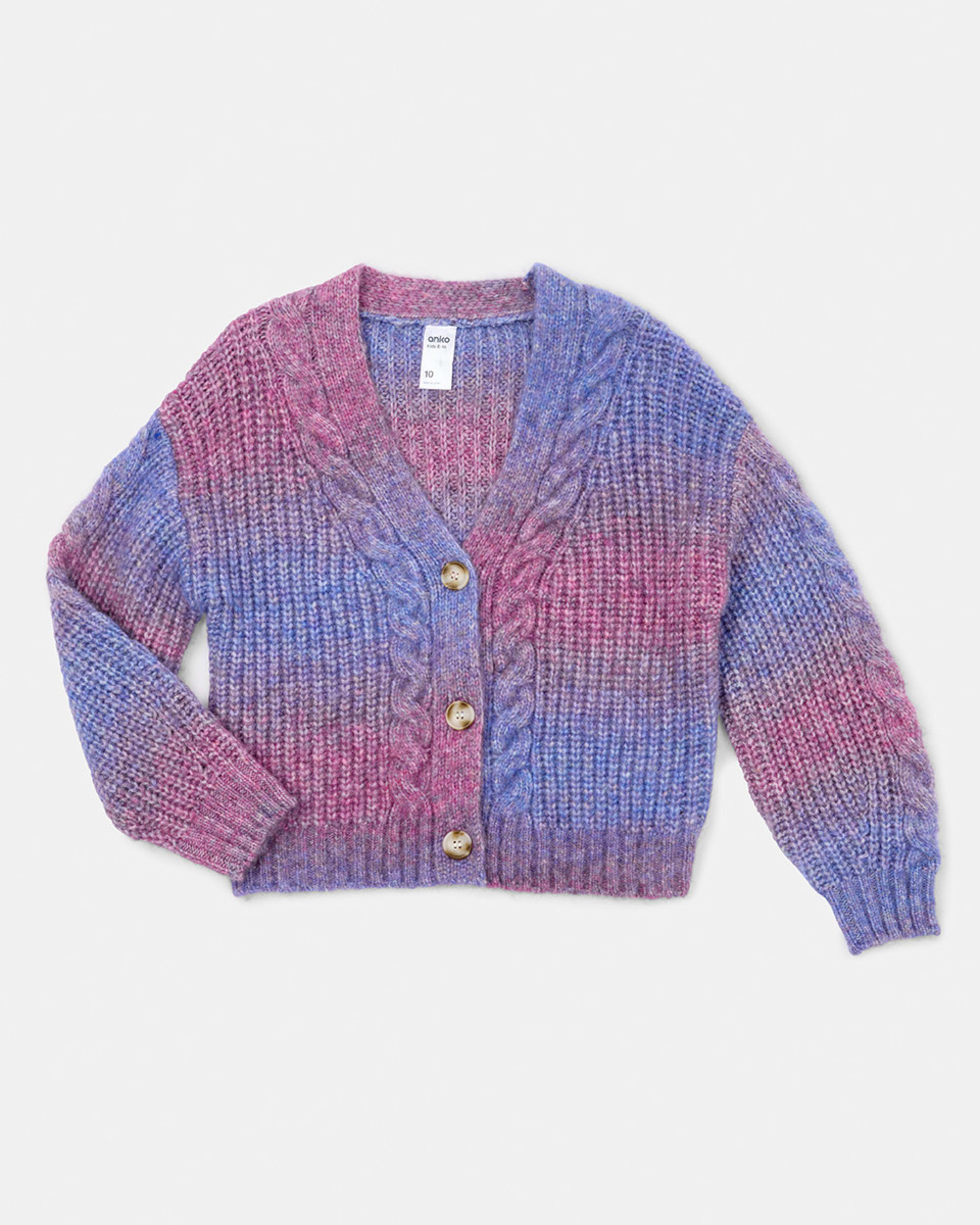 Long Sleeve Knit Cardigan Kmart