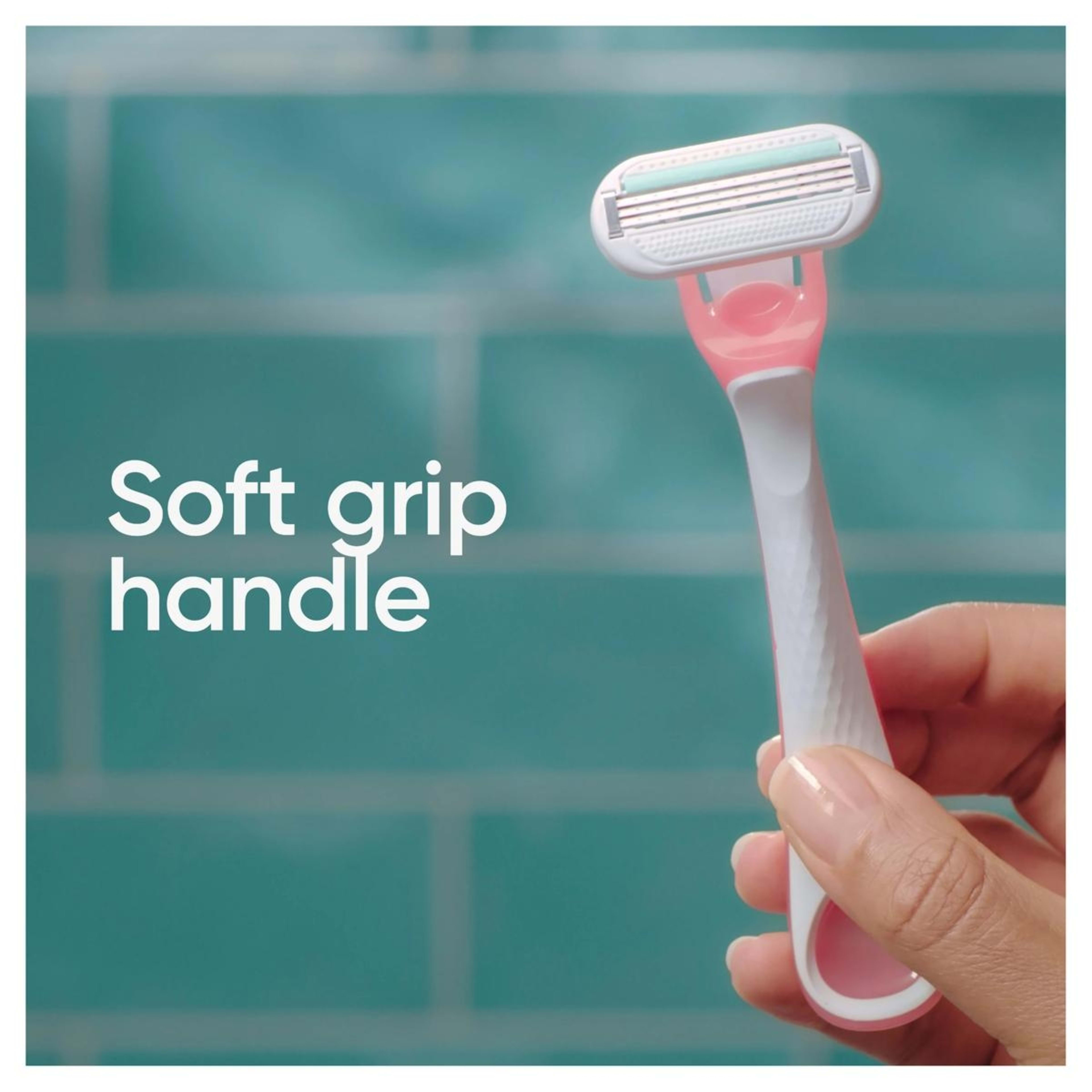 7 Gillette 3 Pack Venus Sensitive Disposable Razors, 7 of 8