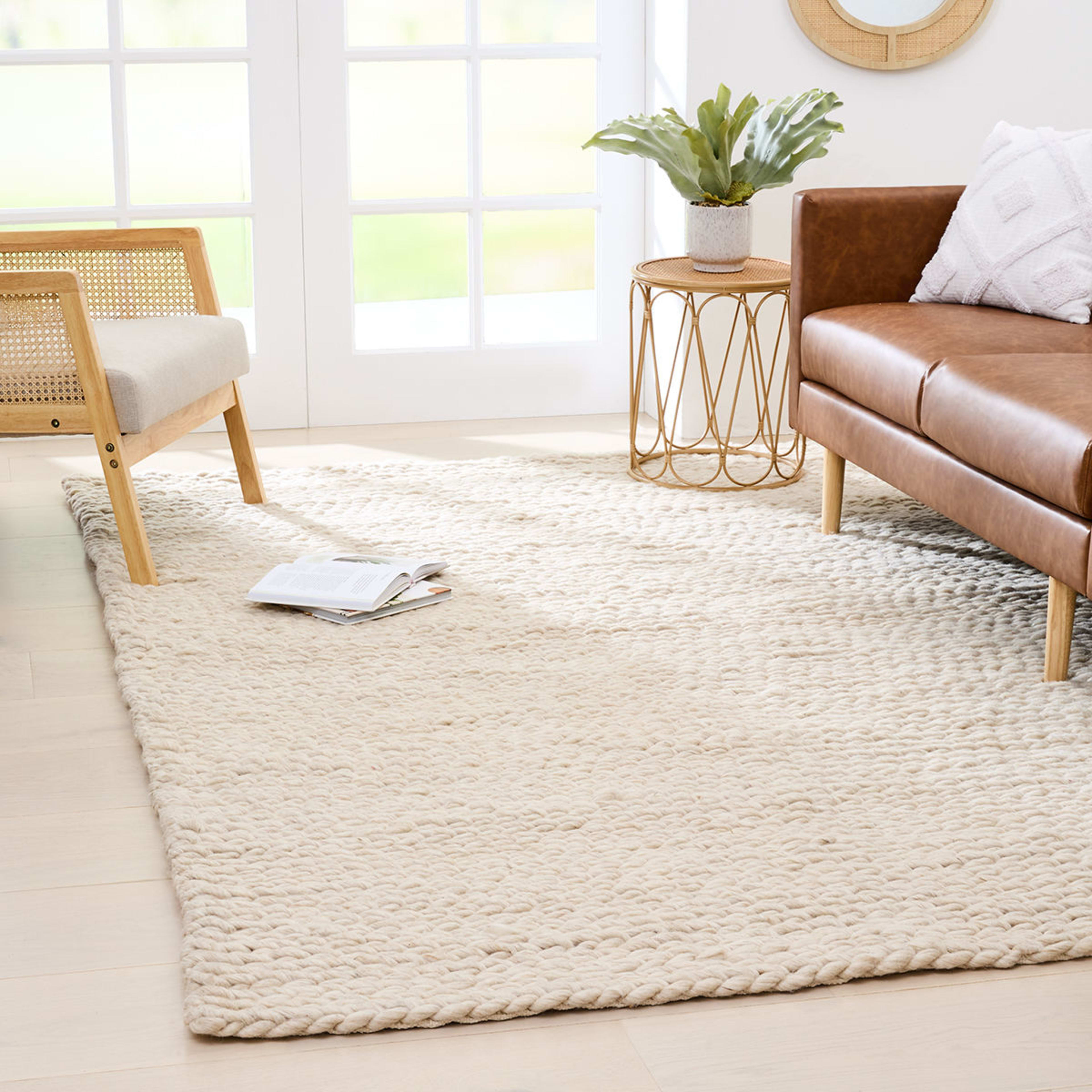 1 Charles Wool Blend Beige Rug - Extra Large, 1 of 10