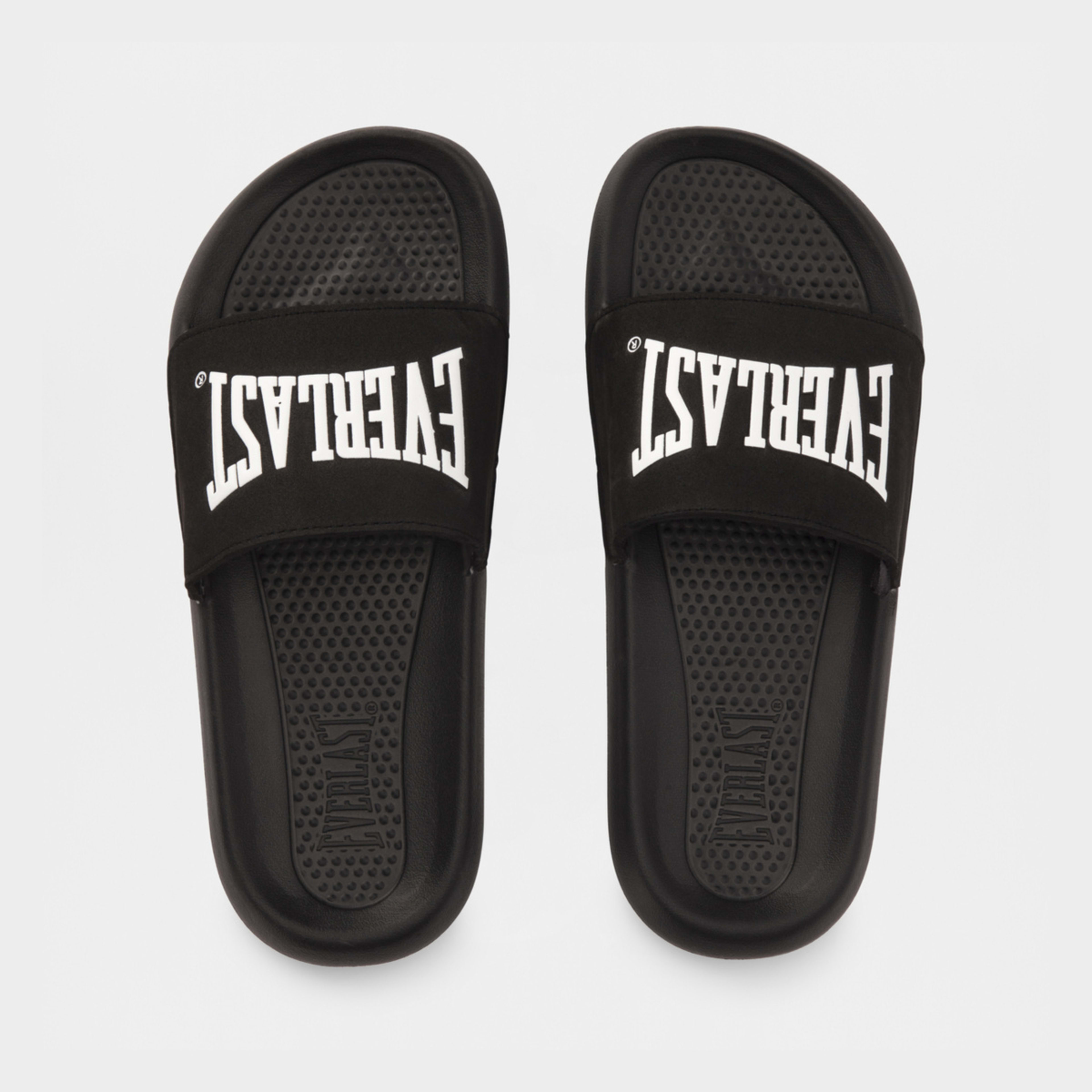 2 Everlast Mens Stirling Slides Black White, 2 of 3