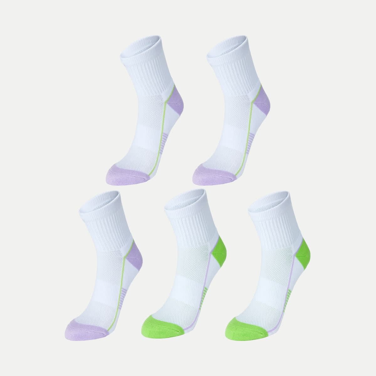 5 Pack Active Terry Quarter Crew Socks Kmart NZ