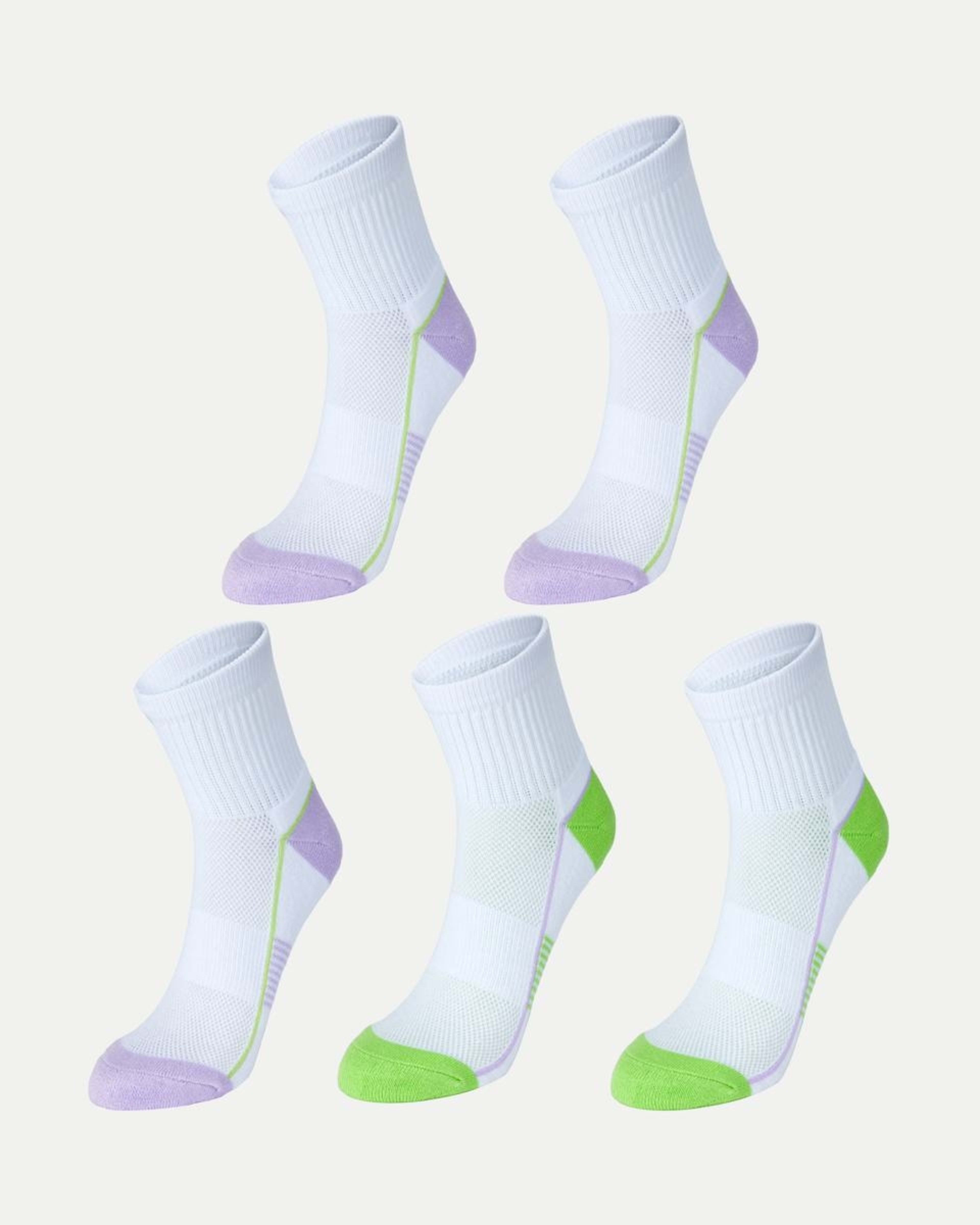 5 Pack Active Terry Quarter Crew Socks Kmart NZ