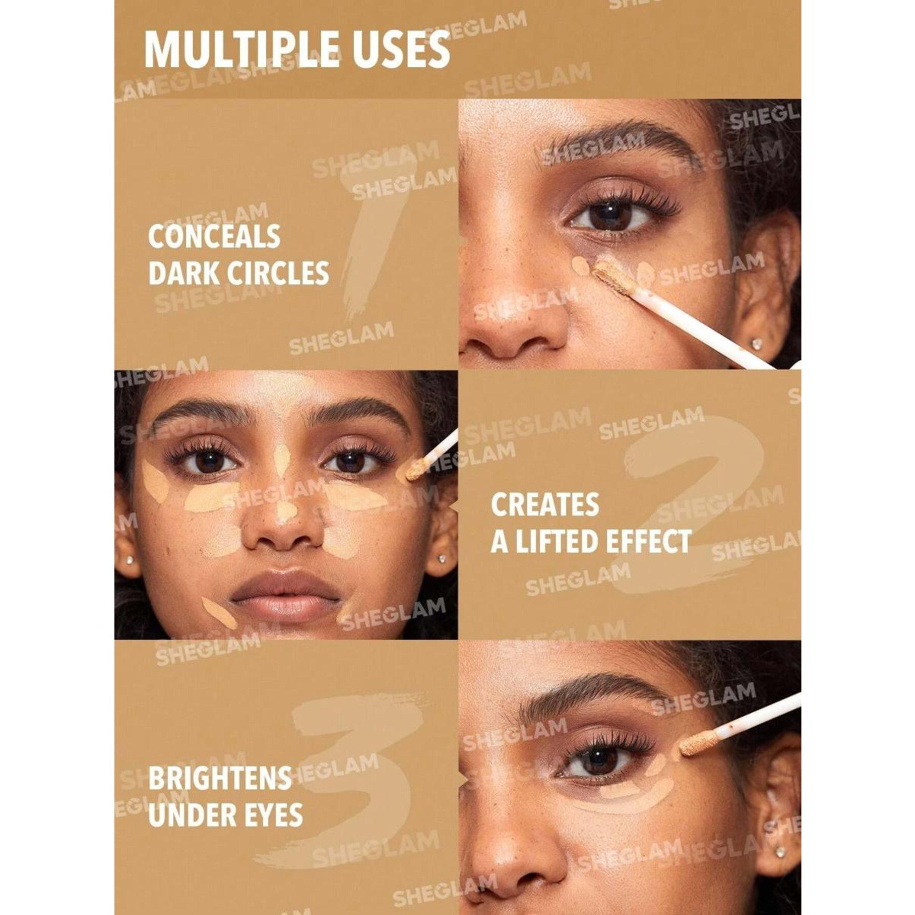6 SHEGLAM Like Magic 12HR Full Coverage Concealer - Nude, 6 of 8