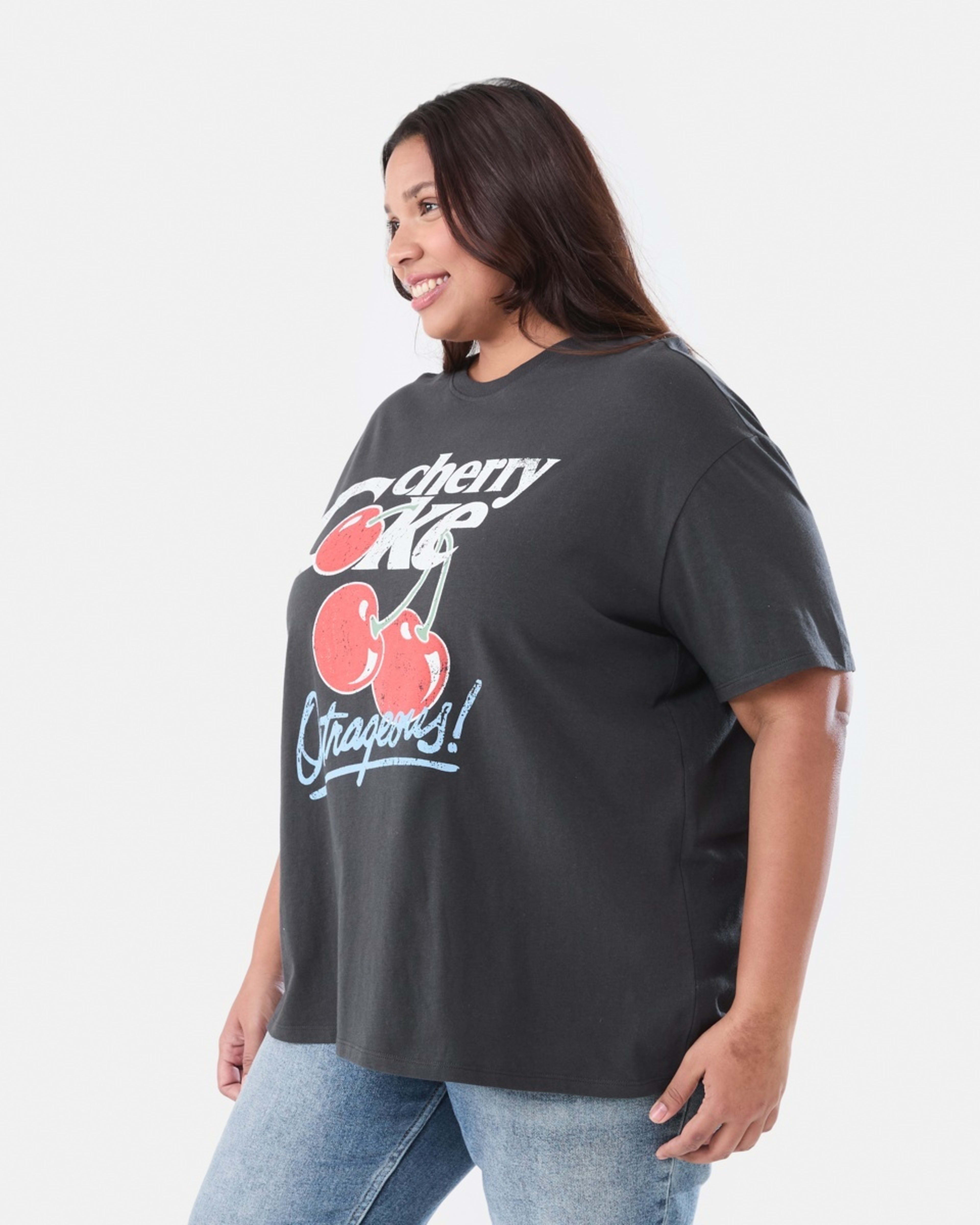2 Curve Coke License Short Sleeve T-shirt CHERRY COKE, 2 of 5