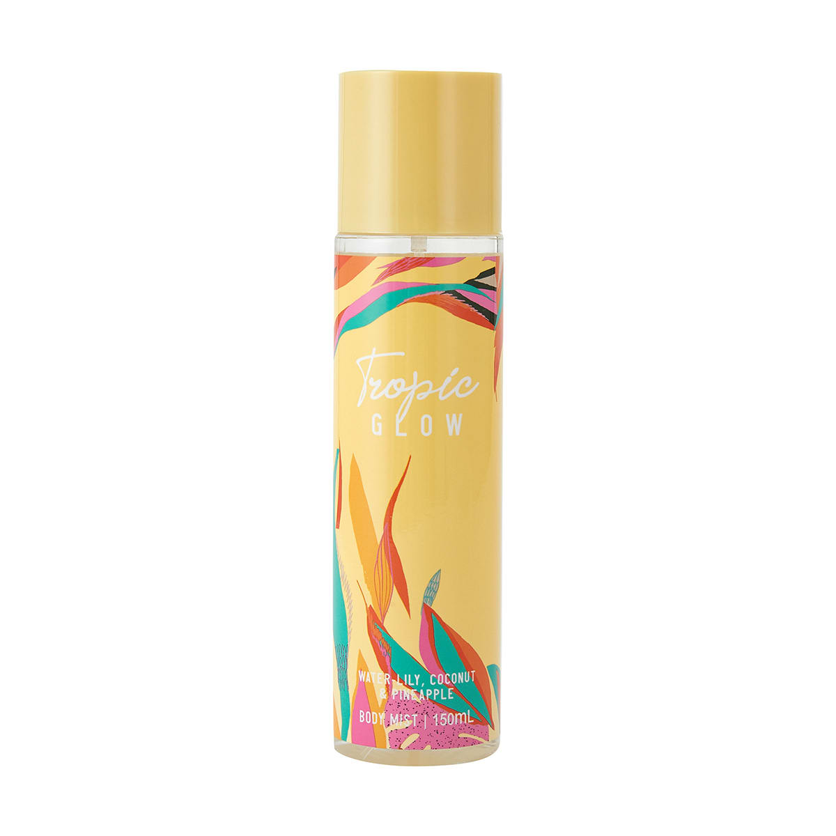 Tropic Glow WaterLily, Coconut and Pineapple Body Mist Kmart