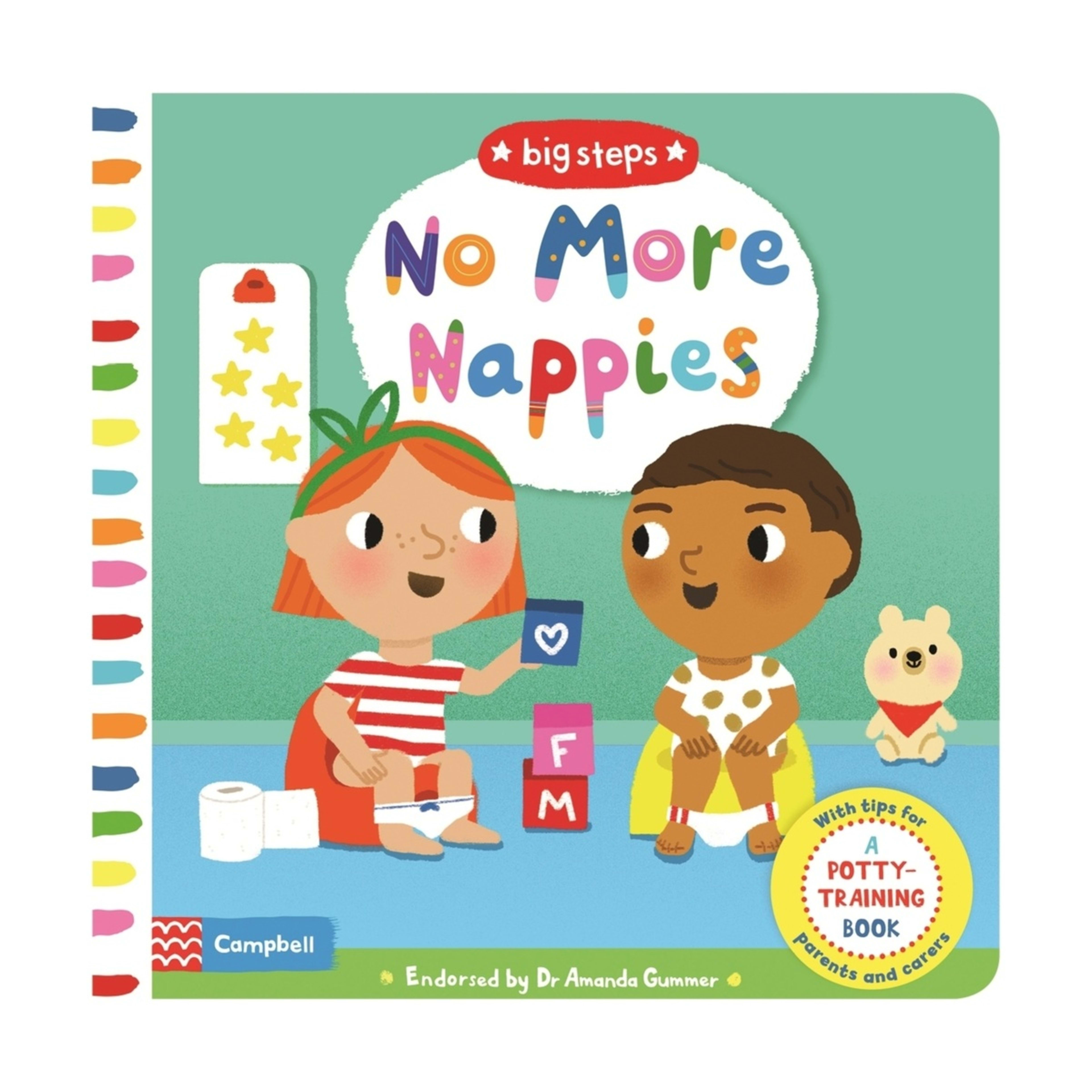 1 Big Steps No More Nappies: A Potty-Training Book by Marion Cocklico - Book