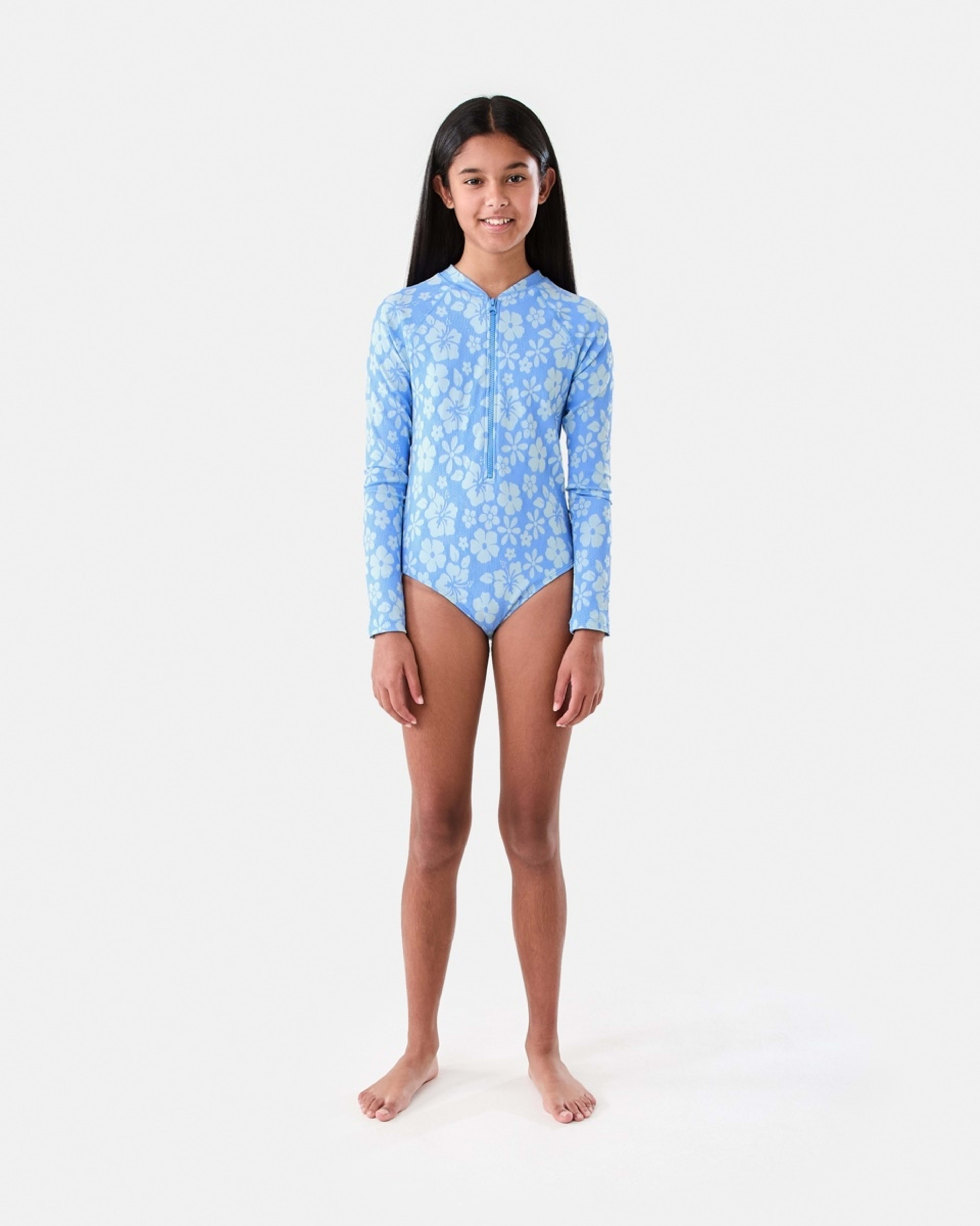 4 Long Sleeve Swimsuit Trpc Flwrs, 4 of 4