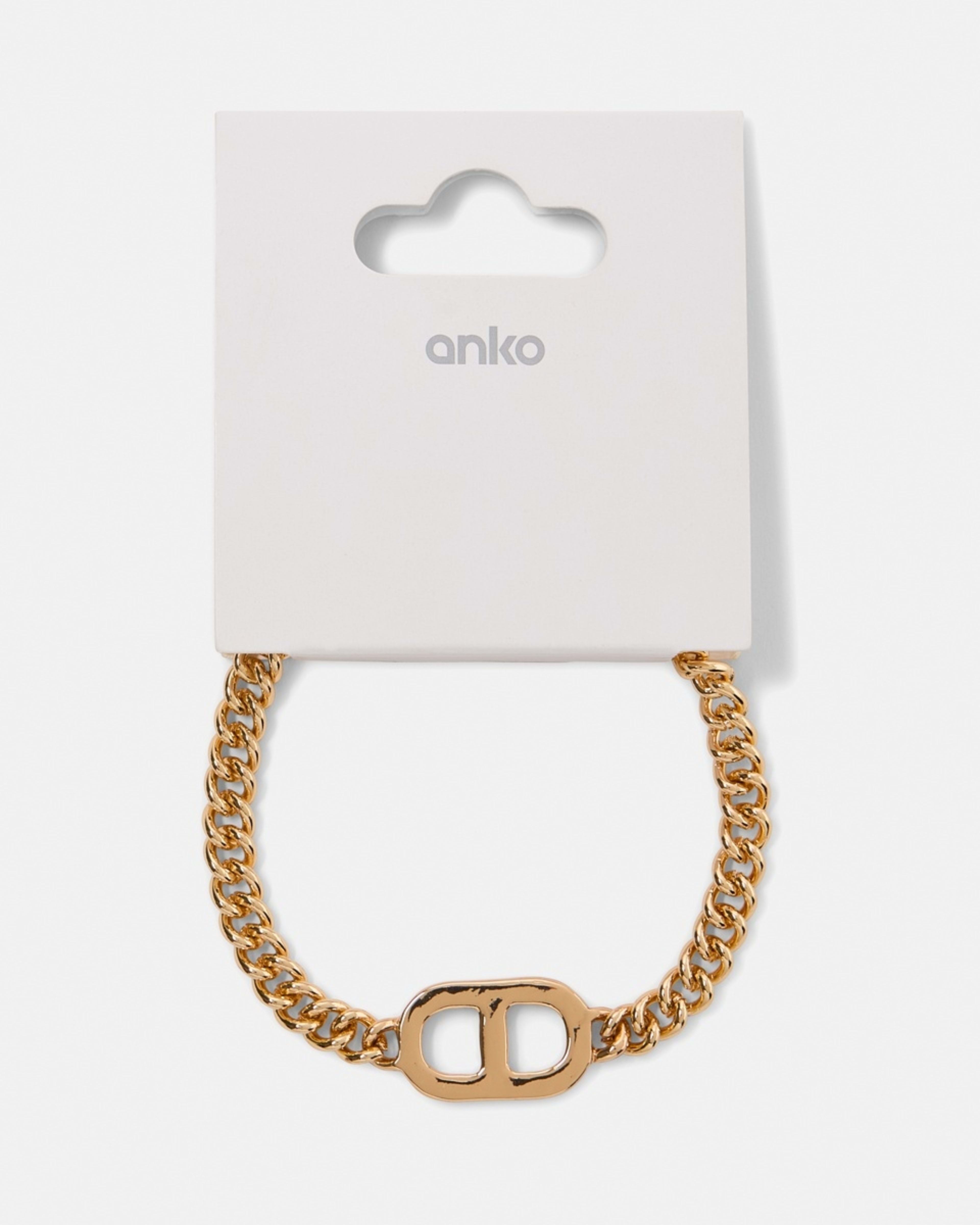 4 Interlink Chain Bracelet GOLD, 4 of 4