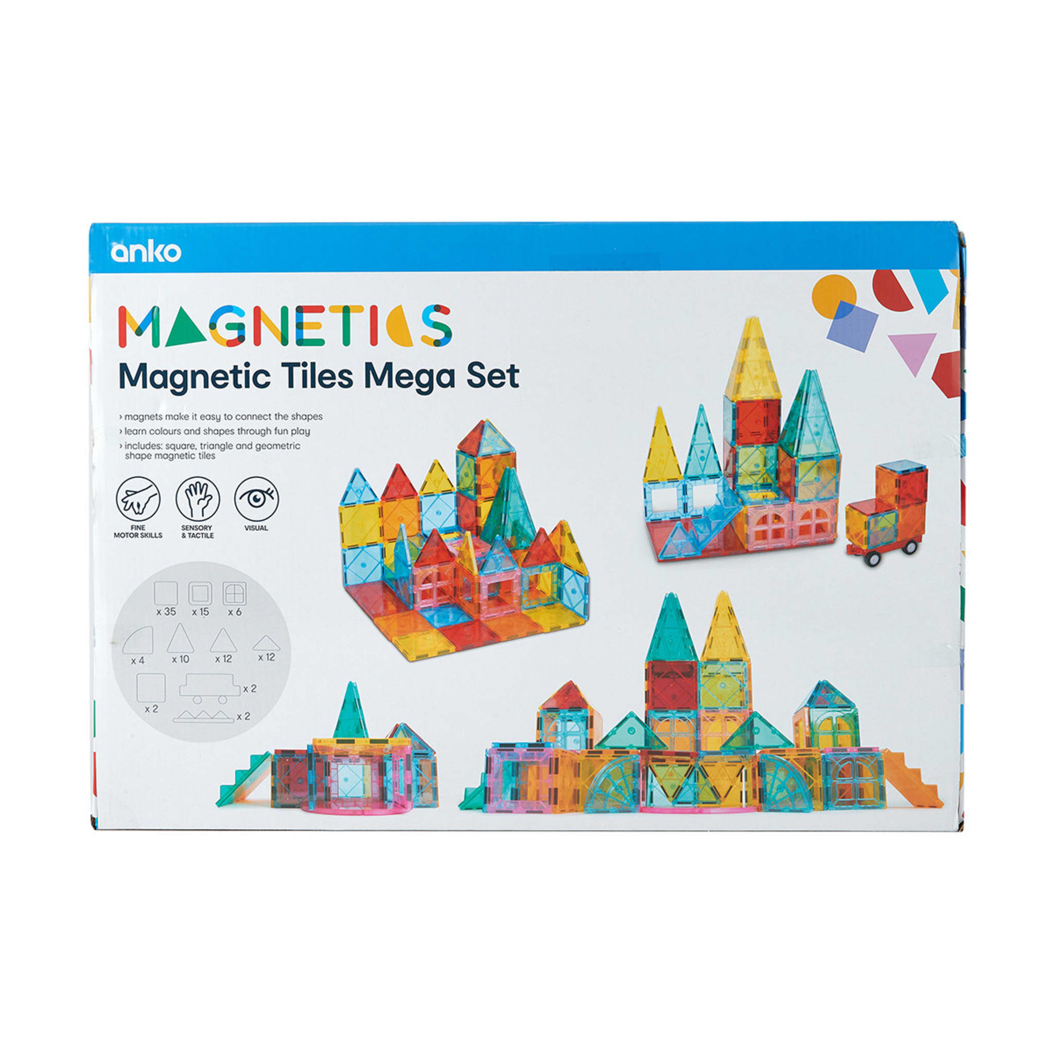 100 Piece Castle Tiles Mega Set Kmart NZ