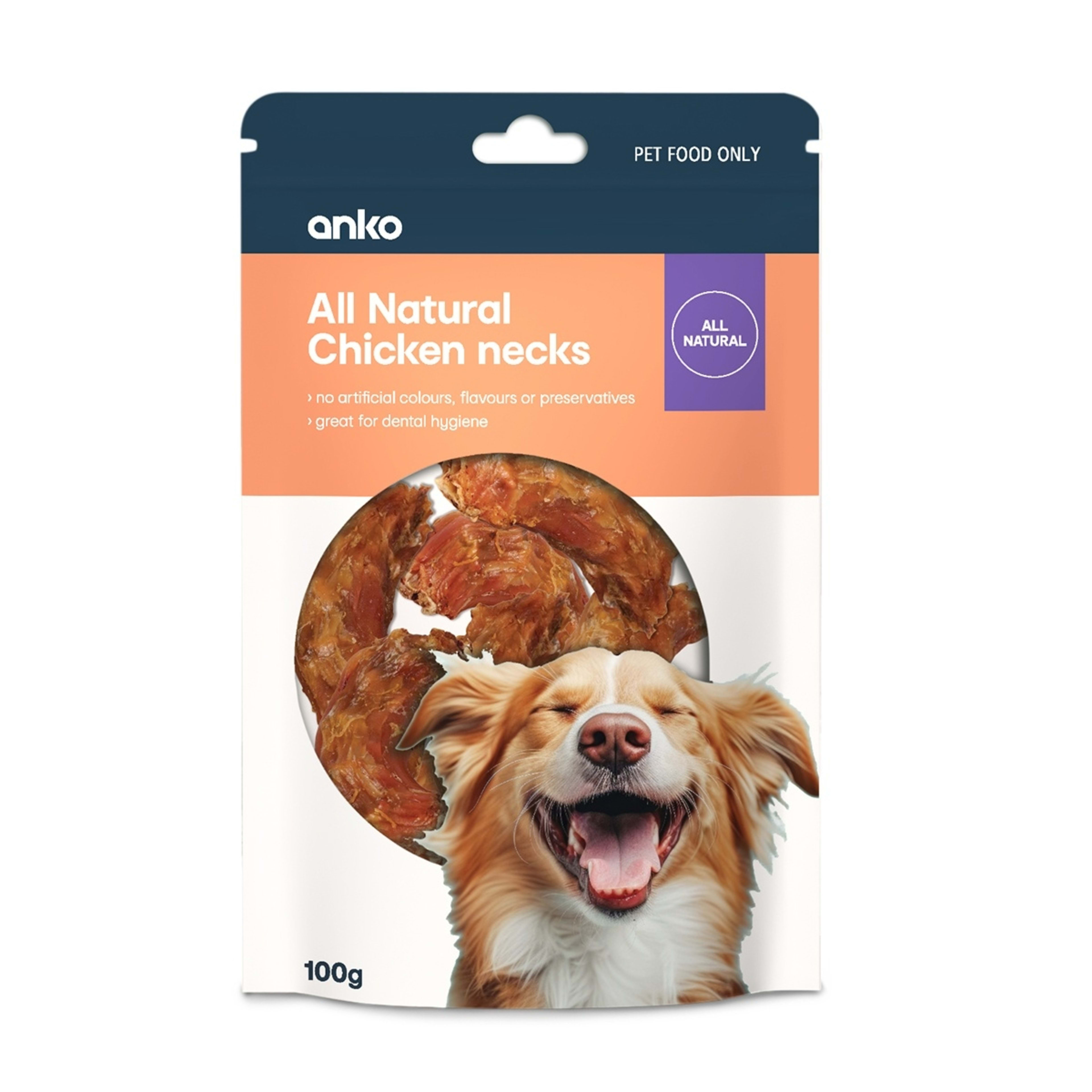 1 Pet Treat Chicken Necks 100g