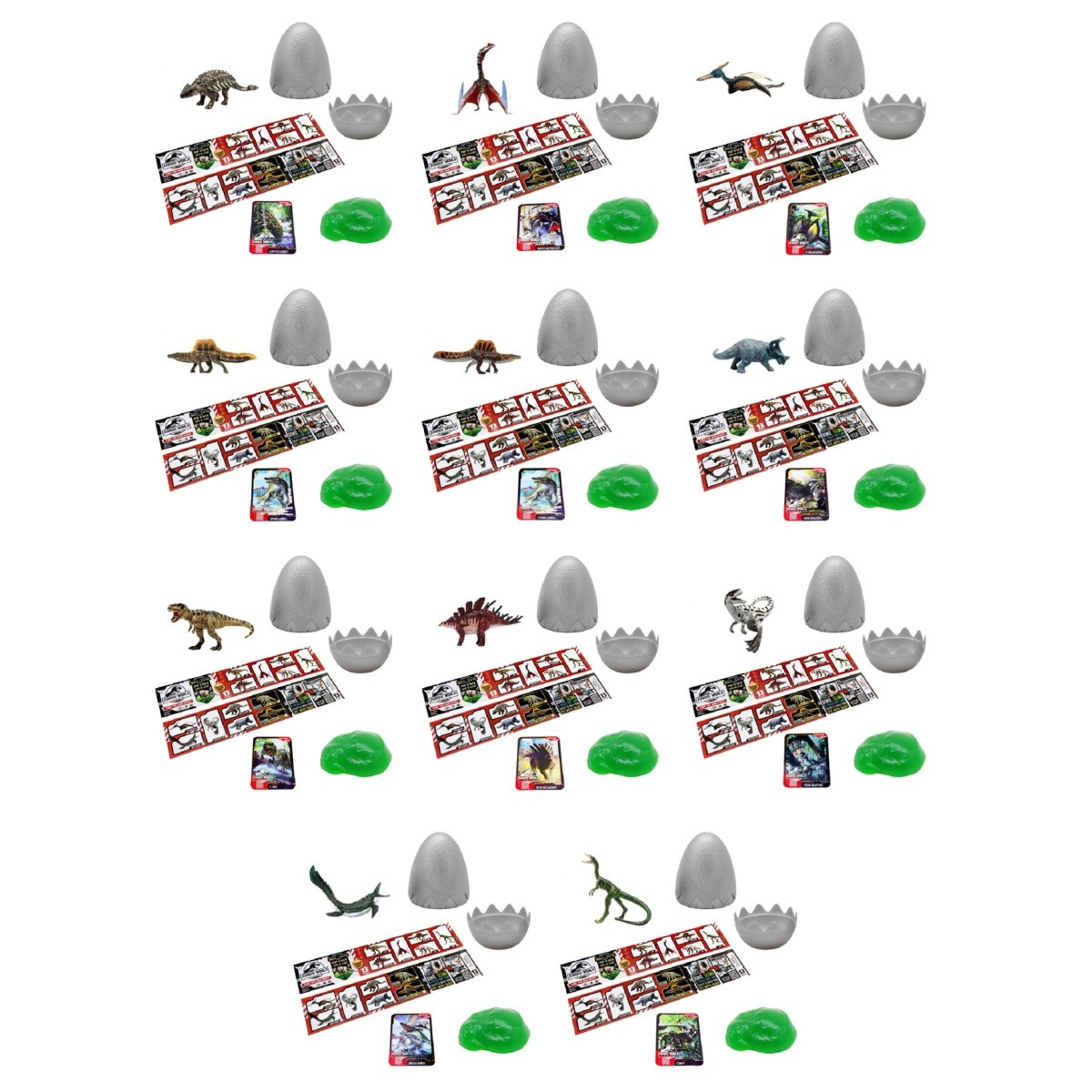 2 Jurassic World Rebirth Captivz Build N Battle Dinos Slime Egg - Assorted, 2 of 10