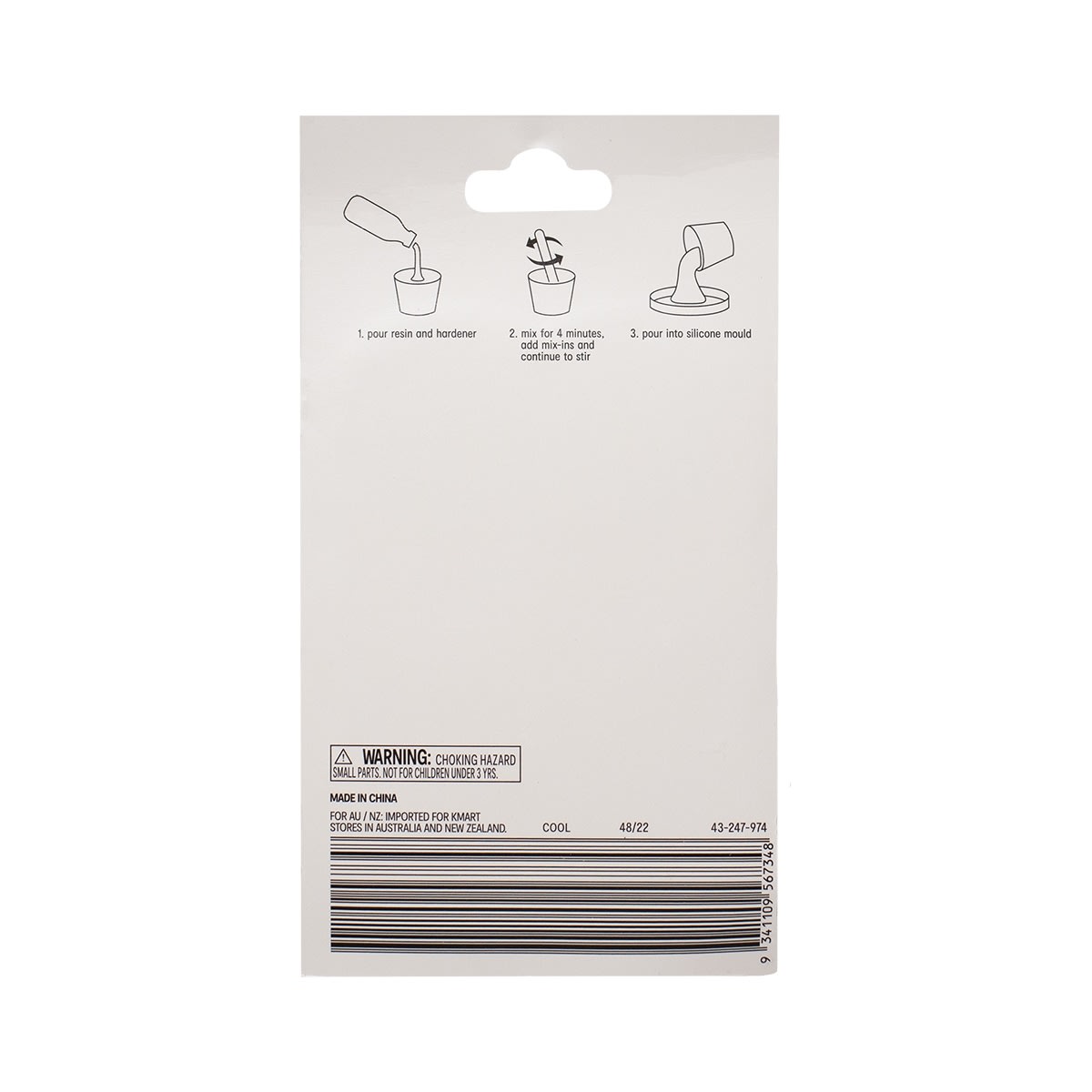 6 Pack Resin MixIn Cool Glitters Kmart