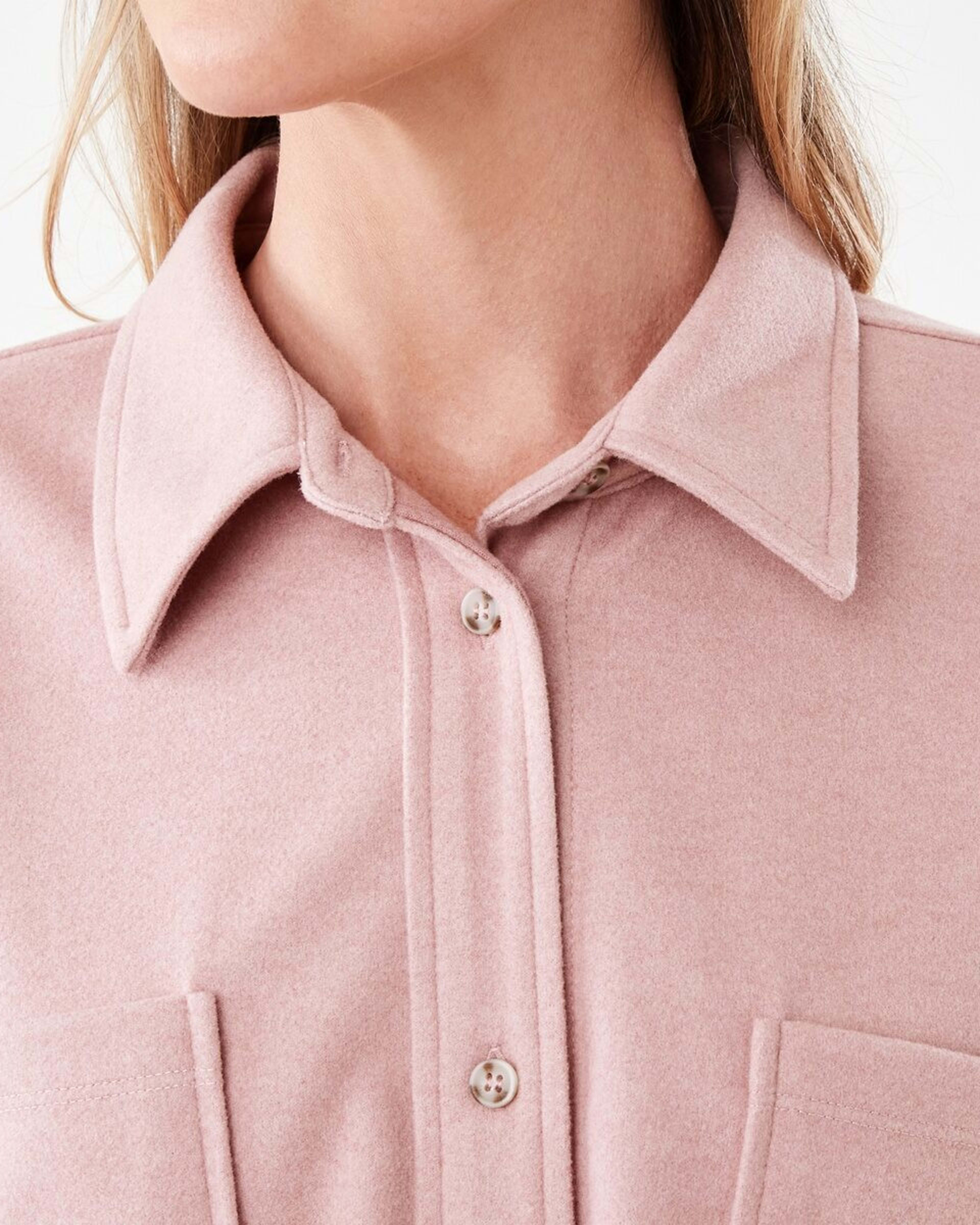 5 Long Sleeve Soft Touch Shirt Rose Marl, 5 of 7