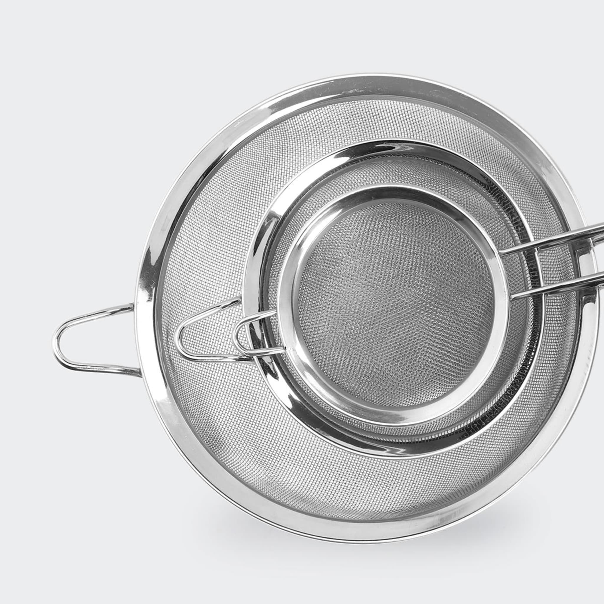 3 Metal Strainers Kmart