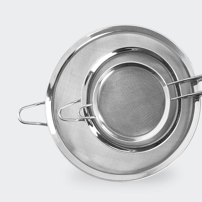 3 Metal Strainers Kmart