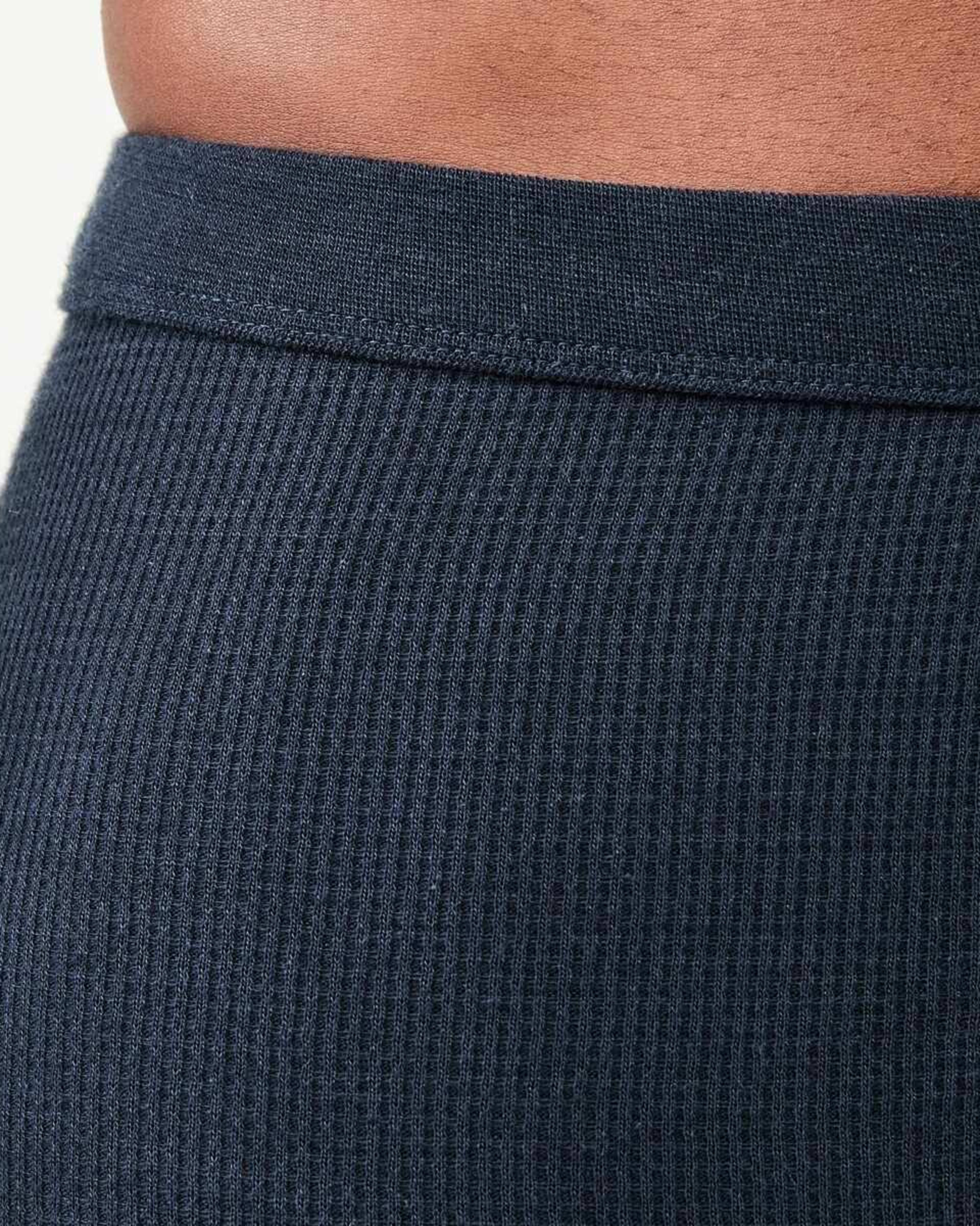 4 Long Mini Waffle Thermal Pants Bluenights, 4 of 6