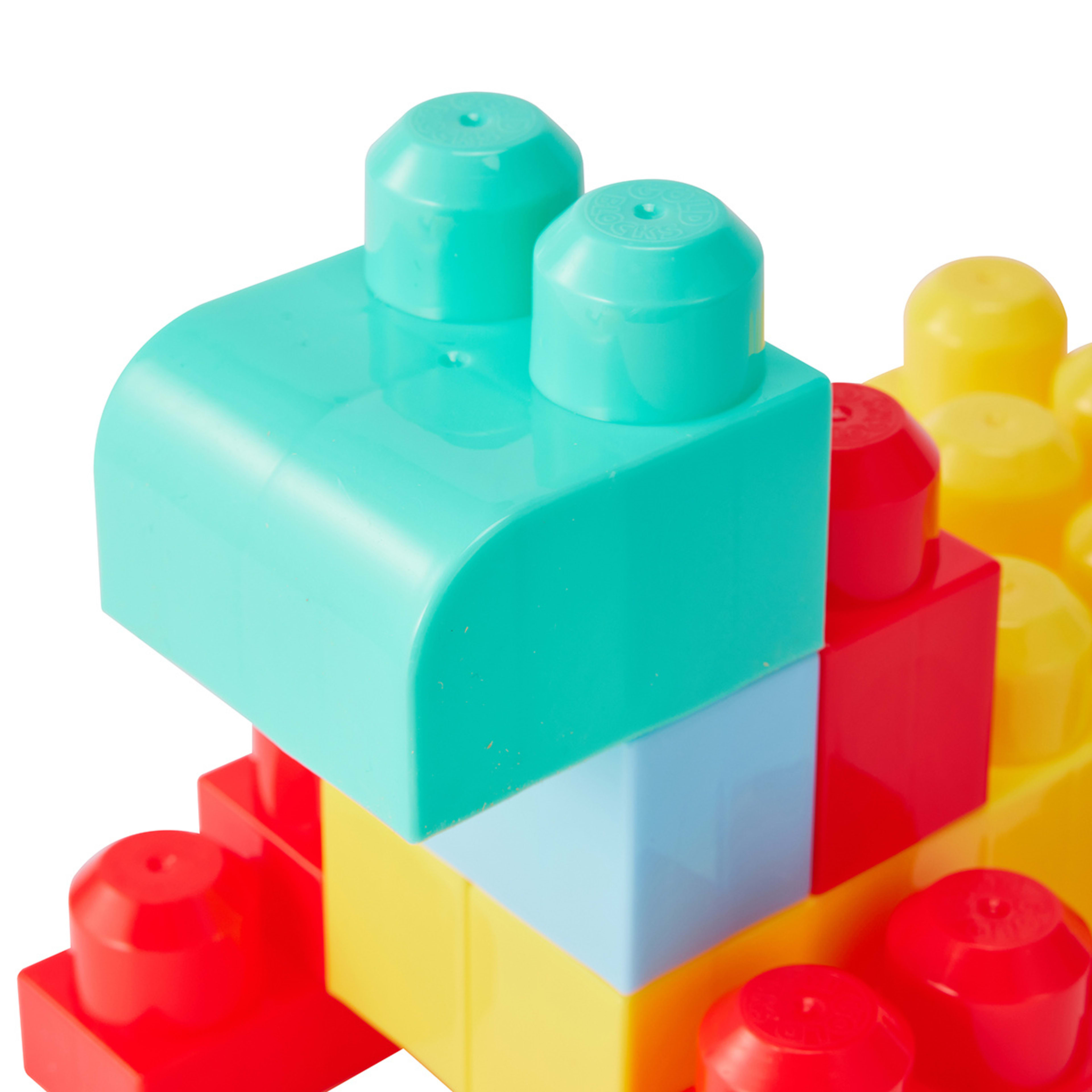 30 Piece Build Block Trolley Kmart