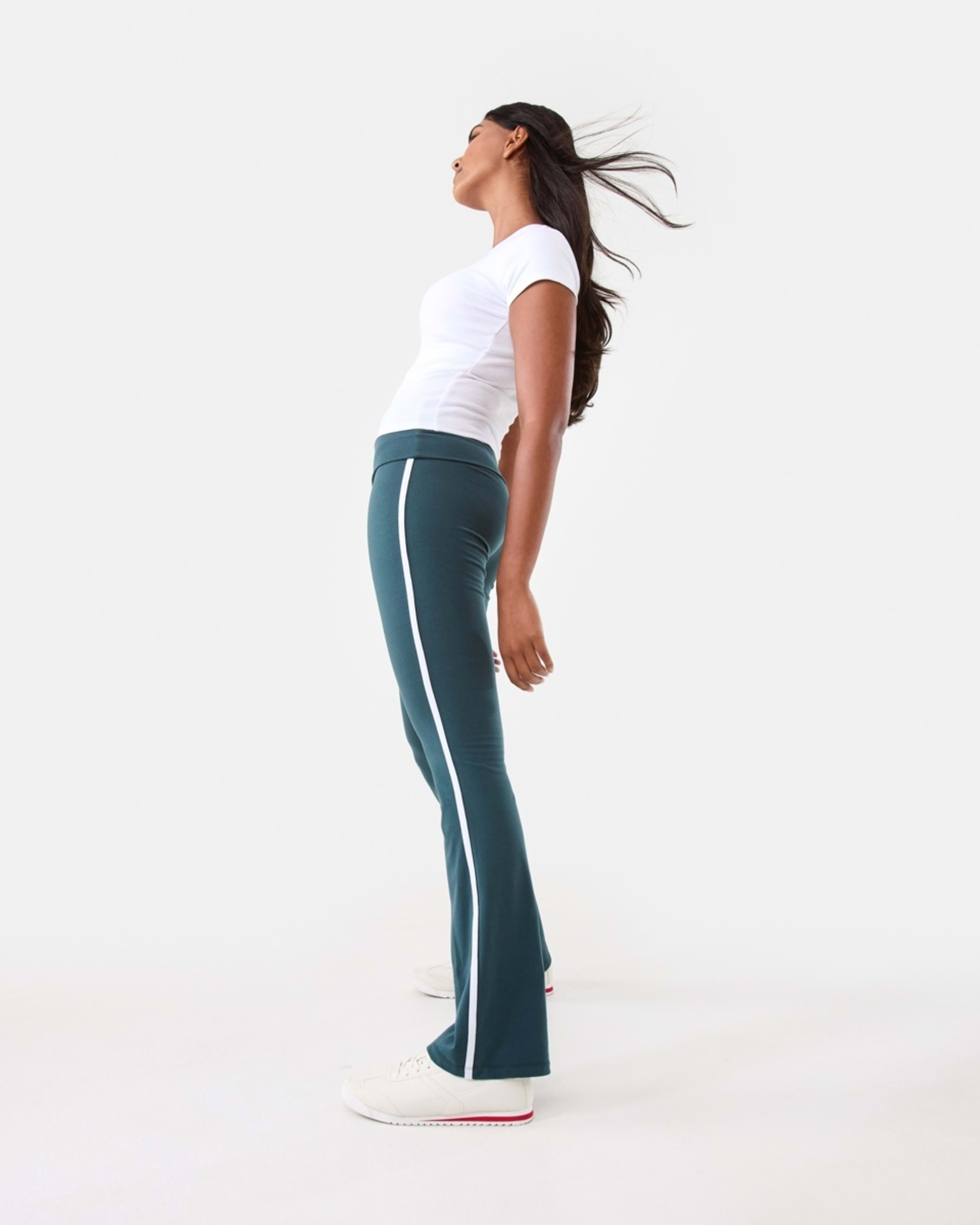 3 Side Stripe Fold Down Flare Pants Kason Gren, 3 of 6
