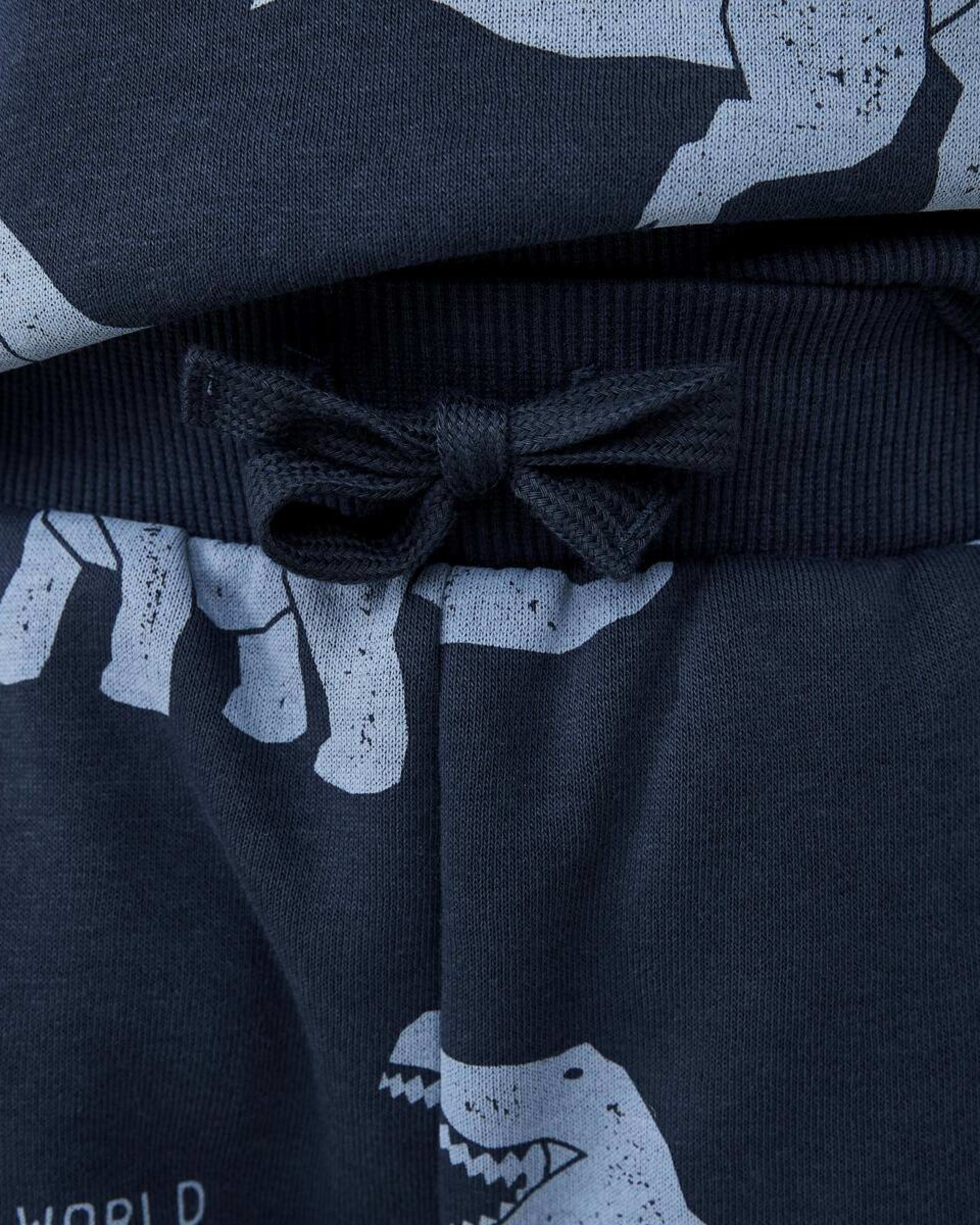 3 All Over Print Trackpants Blu Dino, 3 of 9