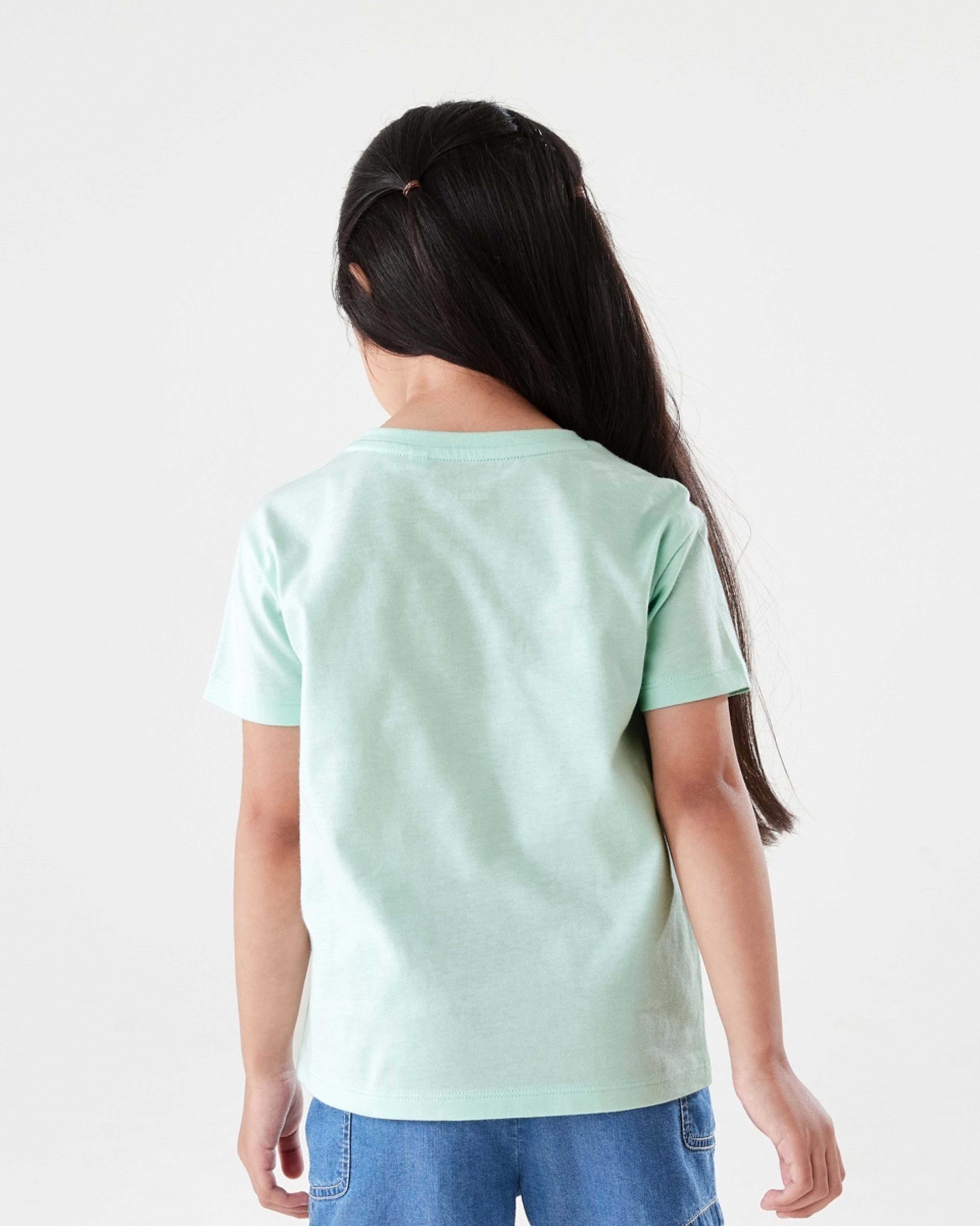 2 Printed T-shirt LOVE BLOOMS DAISY SOFT JADE, 2 of 6