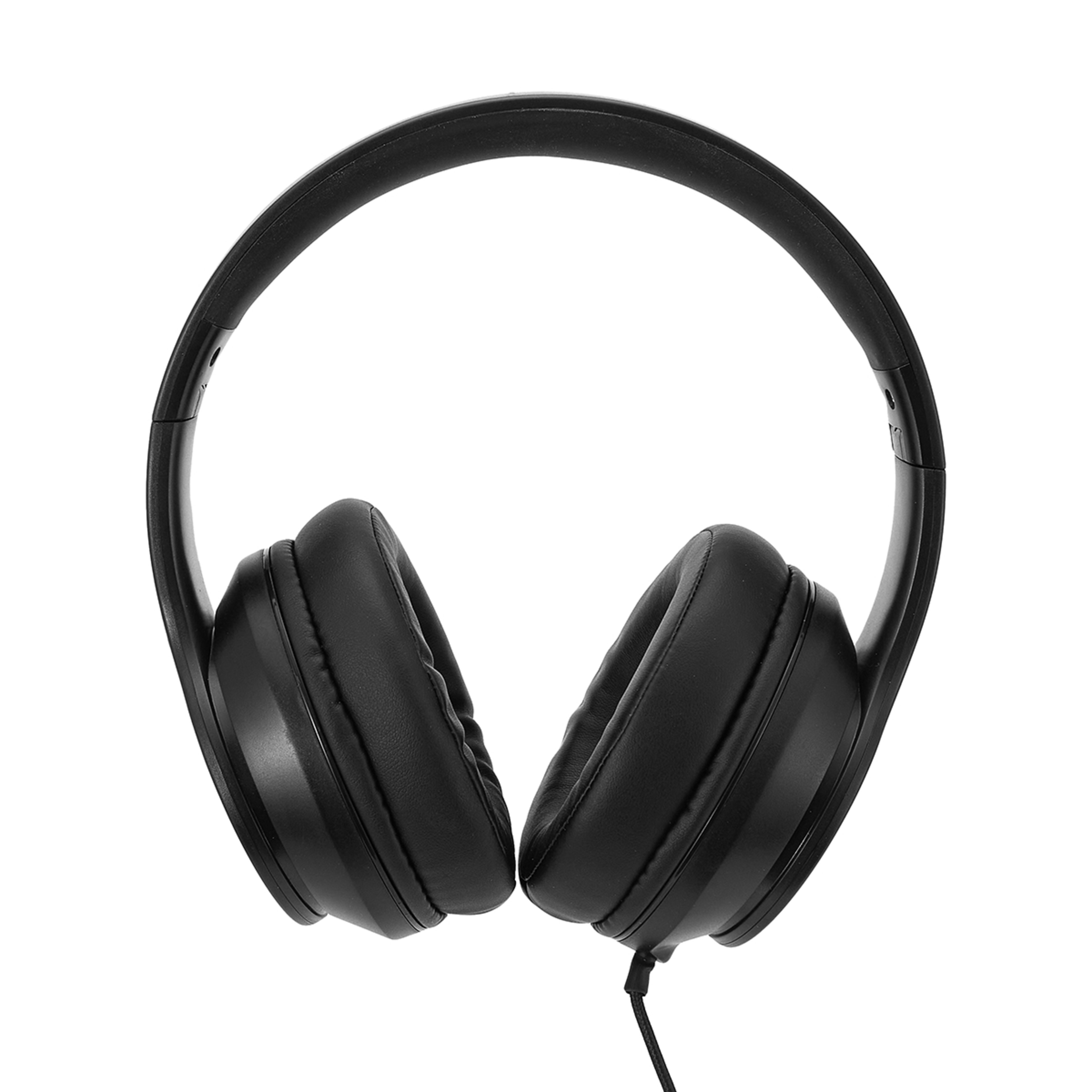 OverEar Wired Headphones Black Kmart