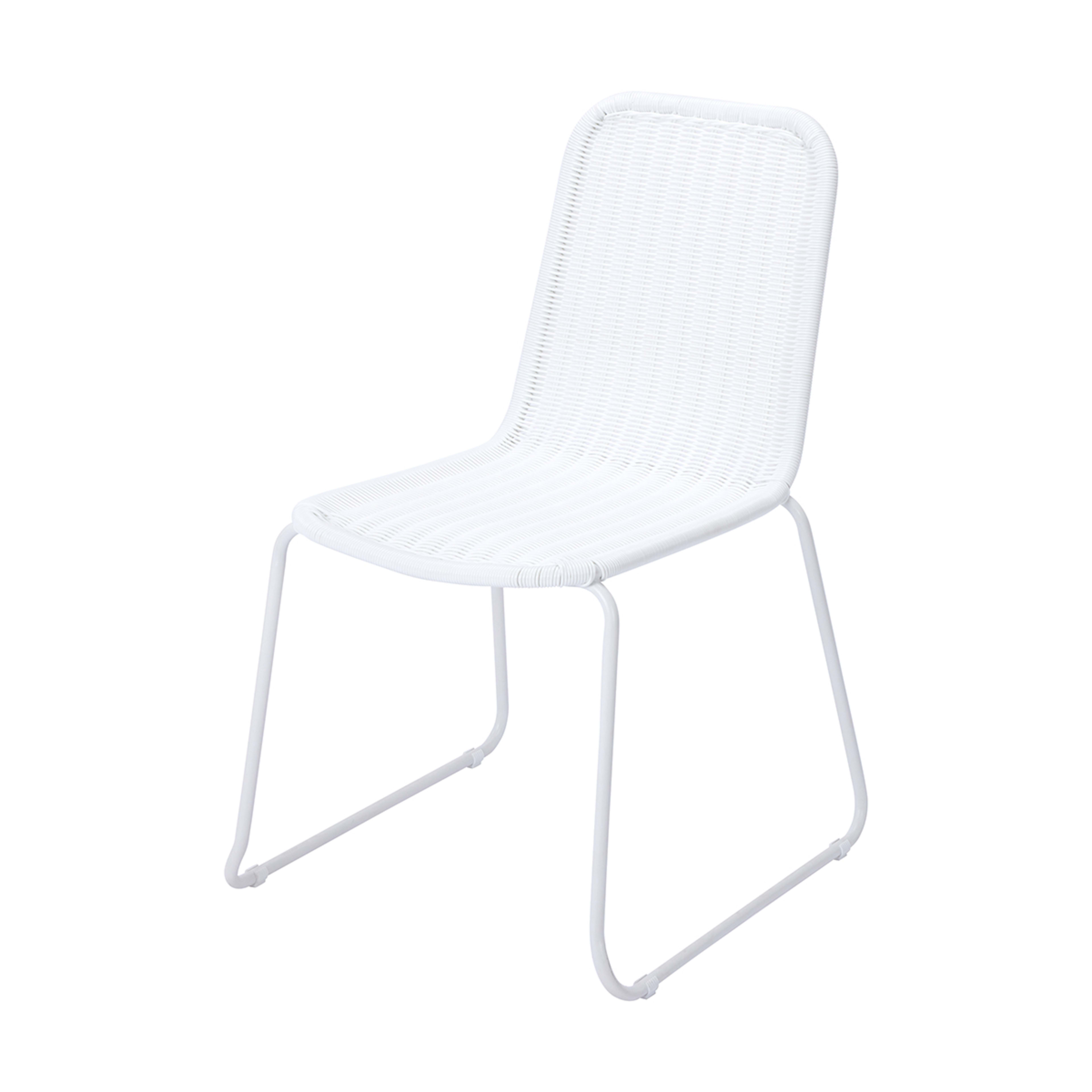 Positano Woven Dining Chair White Kmart