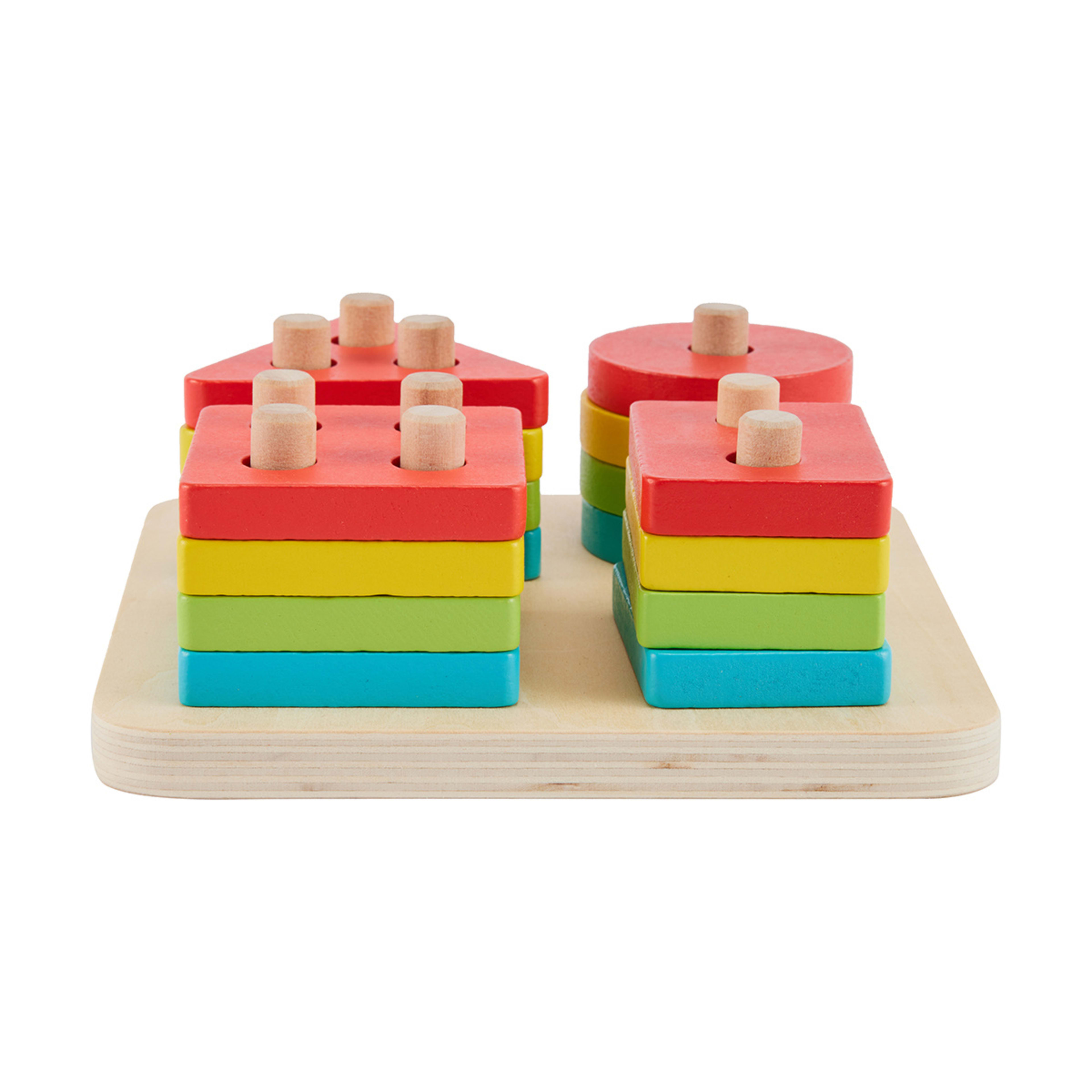 Wooden Multi Shape Stacker Kmart